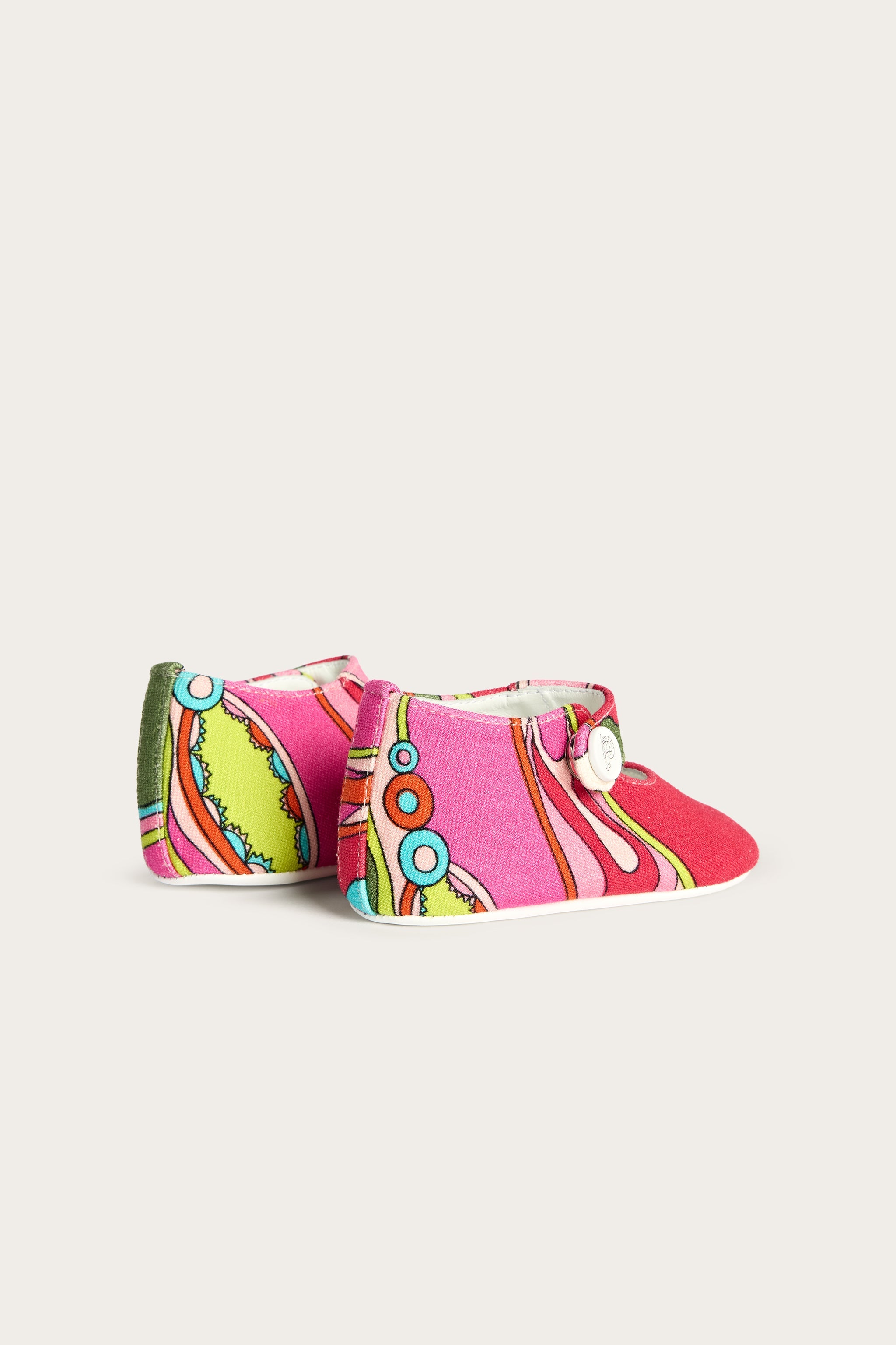 Emilio Pucci Orchidee Ballerines Bebe Fuchsia Jersey