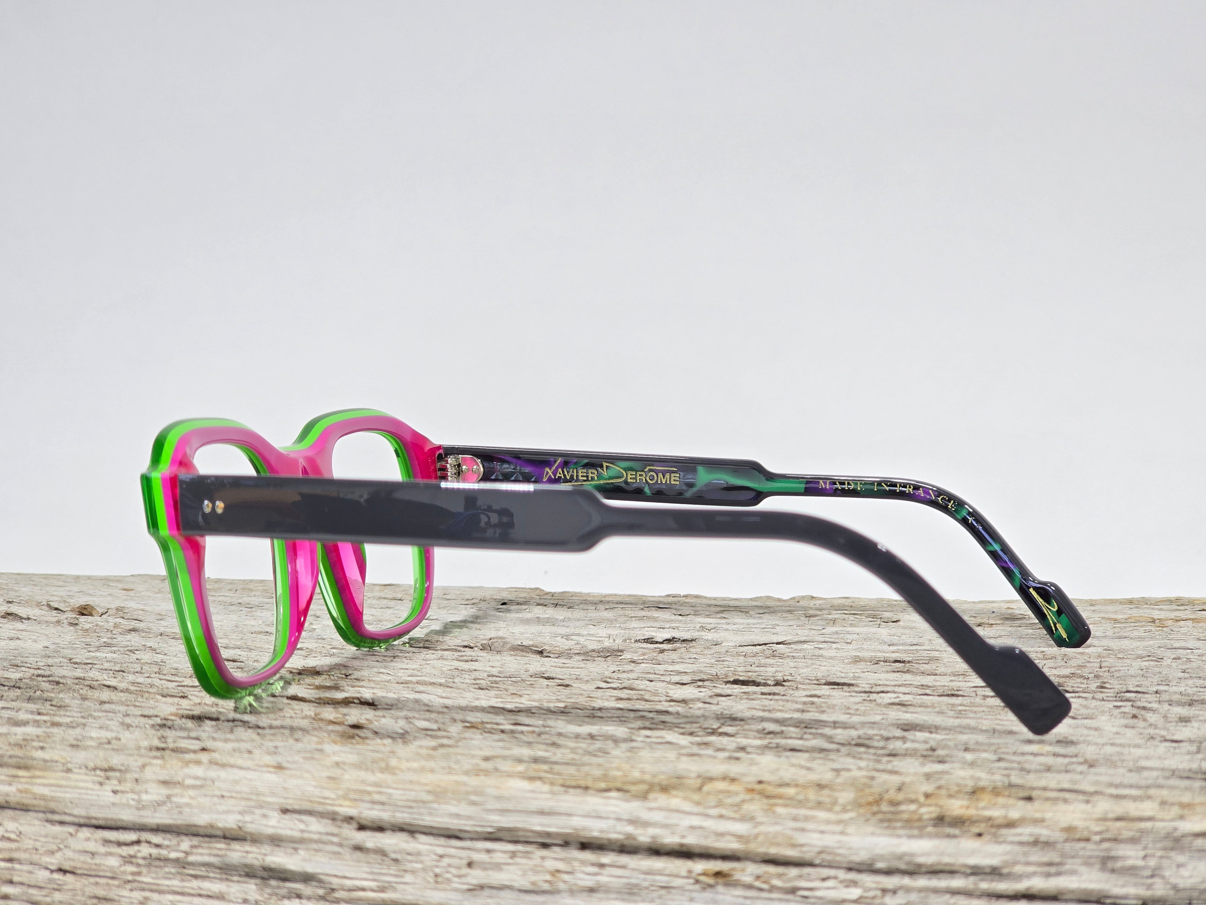Xavier Derome Aubisque C297 monture verte fuchsia 146