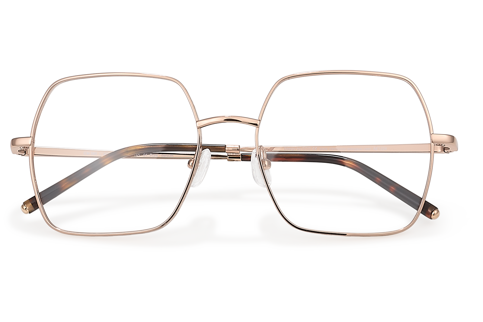 Clémence & Margaux L'Adagio lunettes de vue Doré élégante