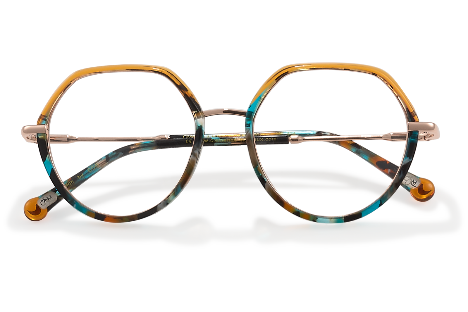 Clémence & Margaux La Magistrale lunettes de vue noir marbré