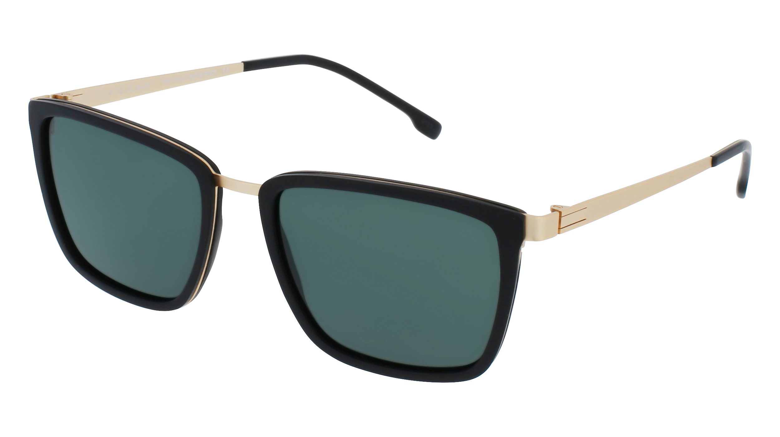 Filium FI S2312 NODO lunettes de soleil noir carré acétate