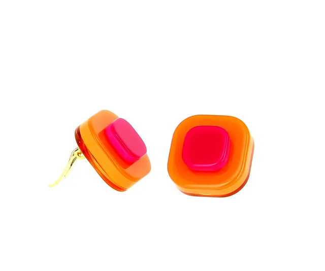 Xavier Derome Boucles BO 03 C106-103 clips dorés acétate