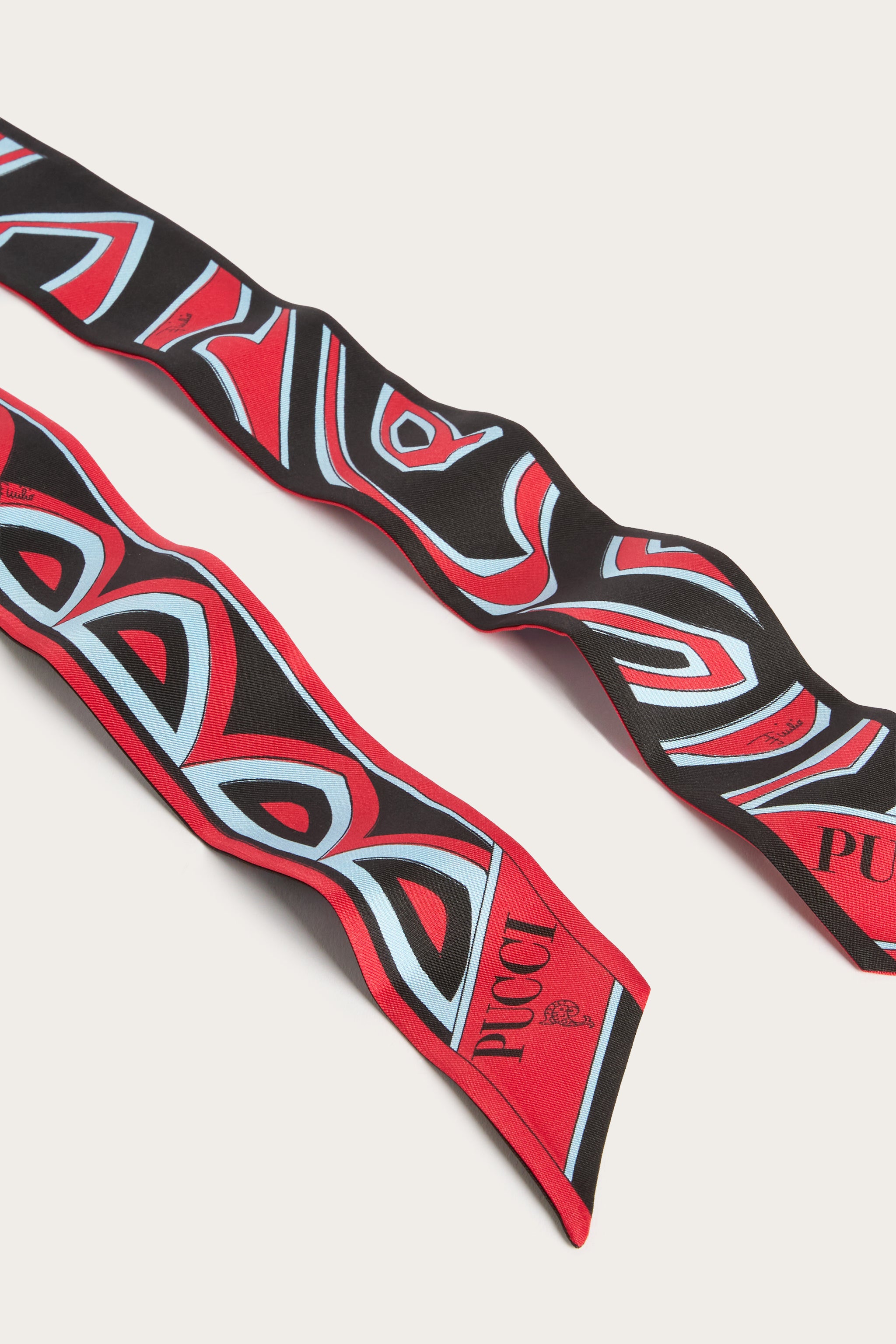 Emilio Pucci Foulard Bandeau Soie Multicolore 5x120