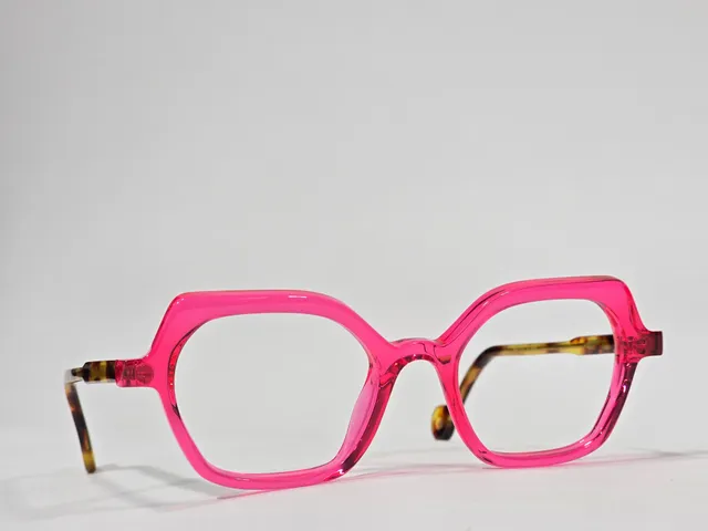 Xavier Derome Delta C248 lunettes de vue rose fuchsia