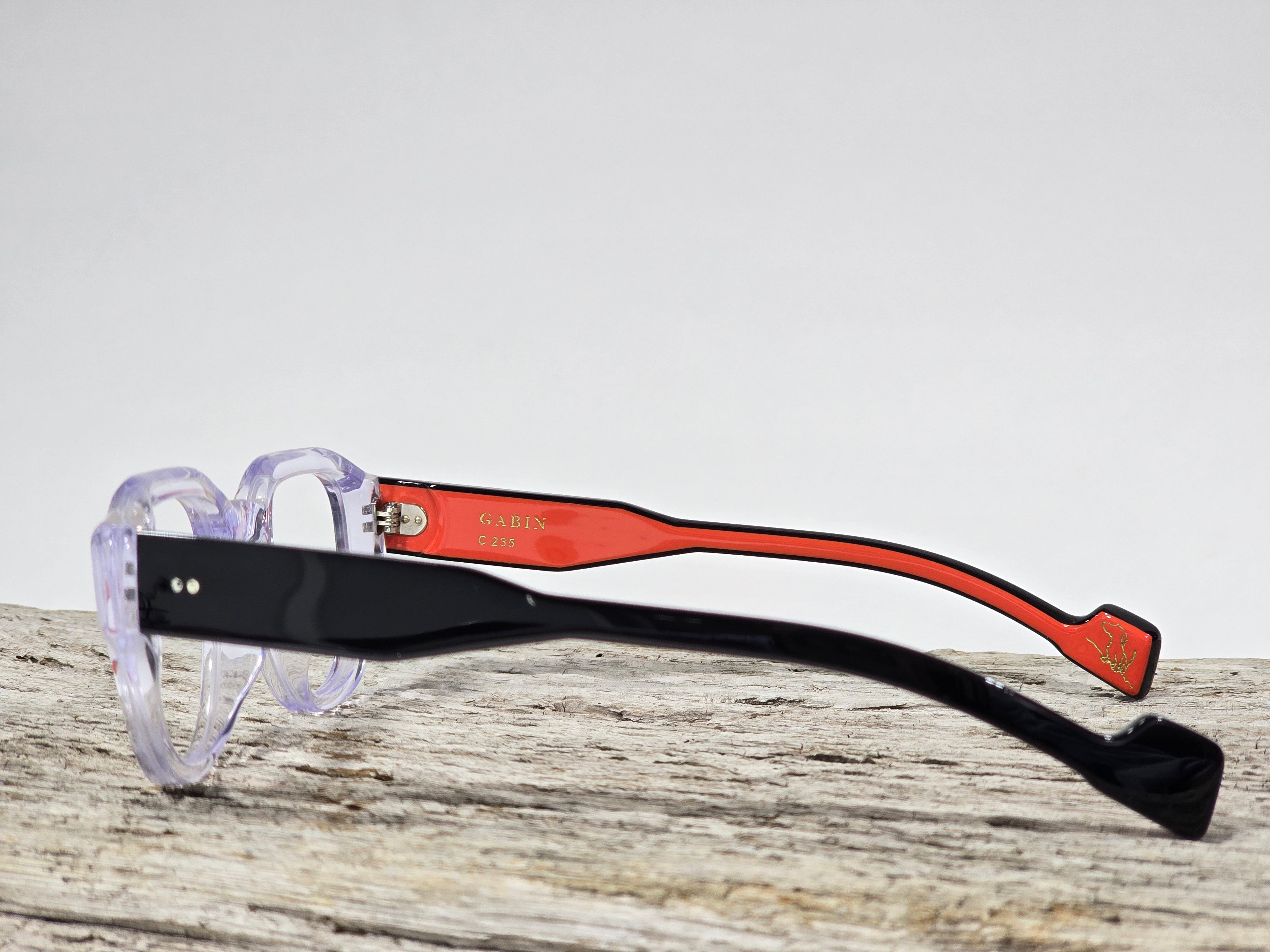 Xavier Derome GABIN C235 lunettes cristal monture carrée