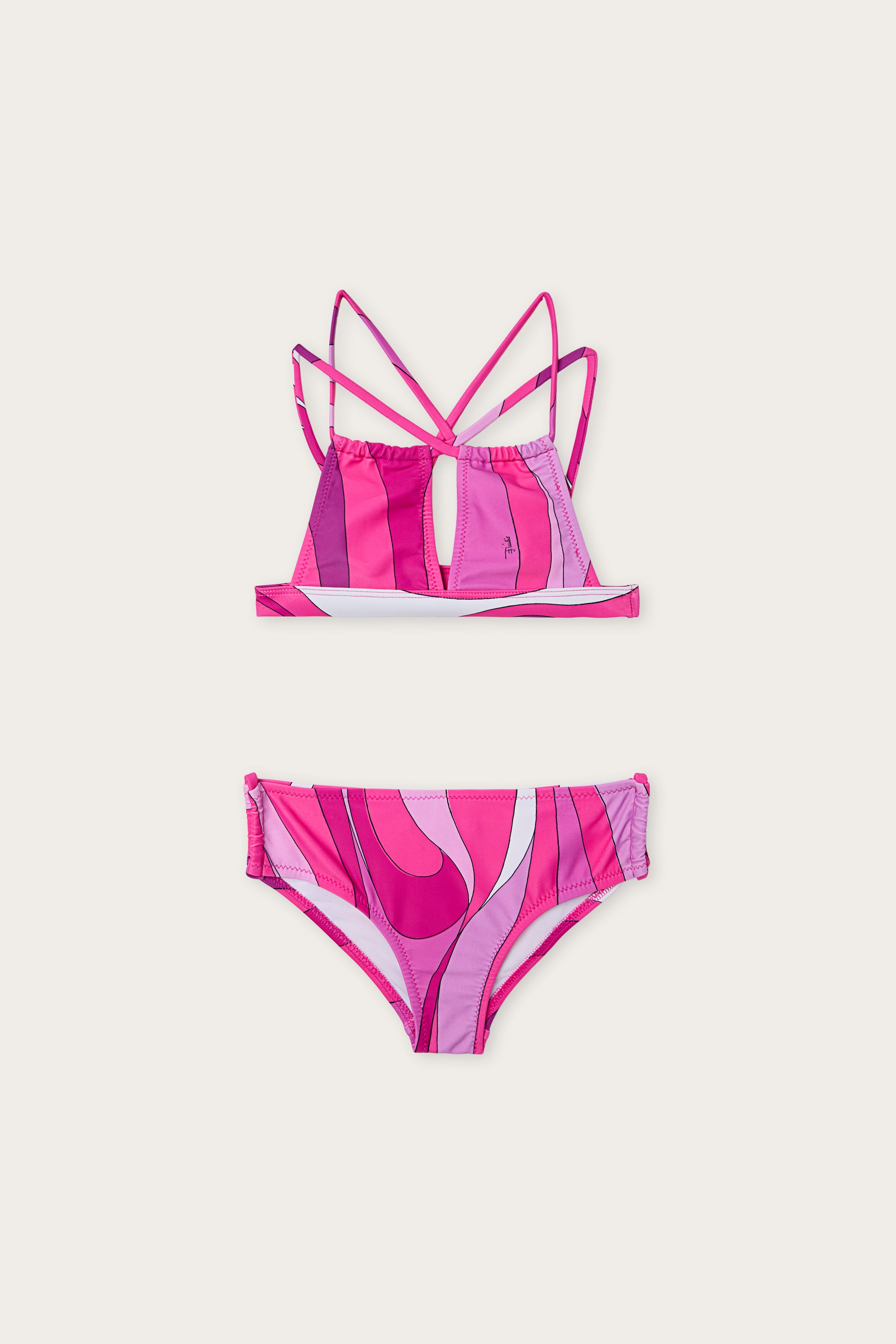 Emilio Pucci Marmo bikini lycra violet 8Y
