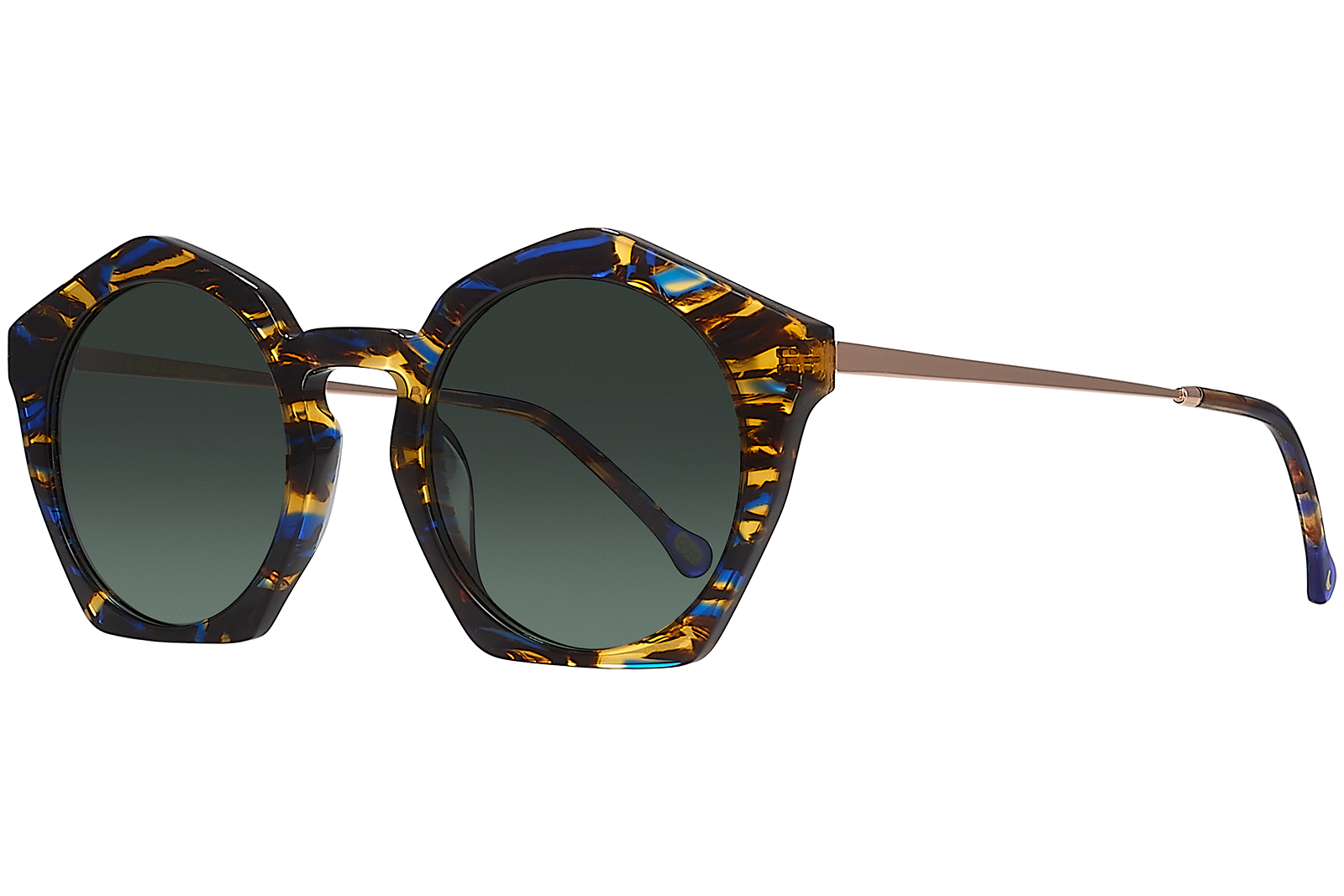 Clémence & Margaux La Vedette lunettes de soleil Brun & Bleu polarisé
