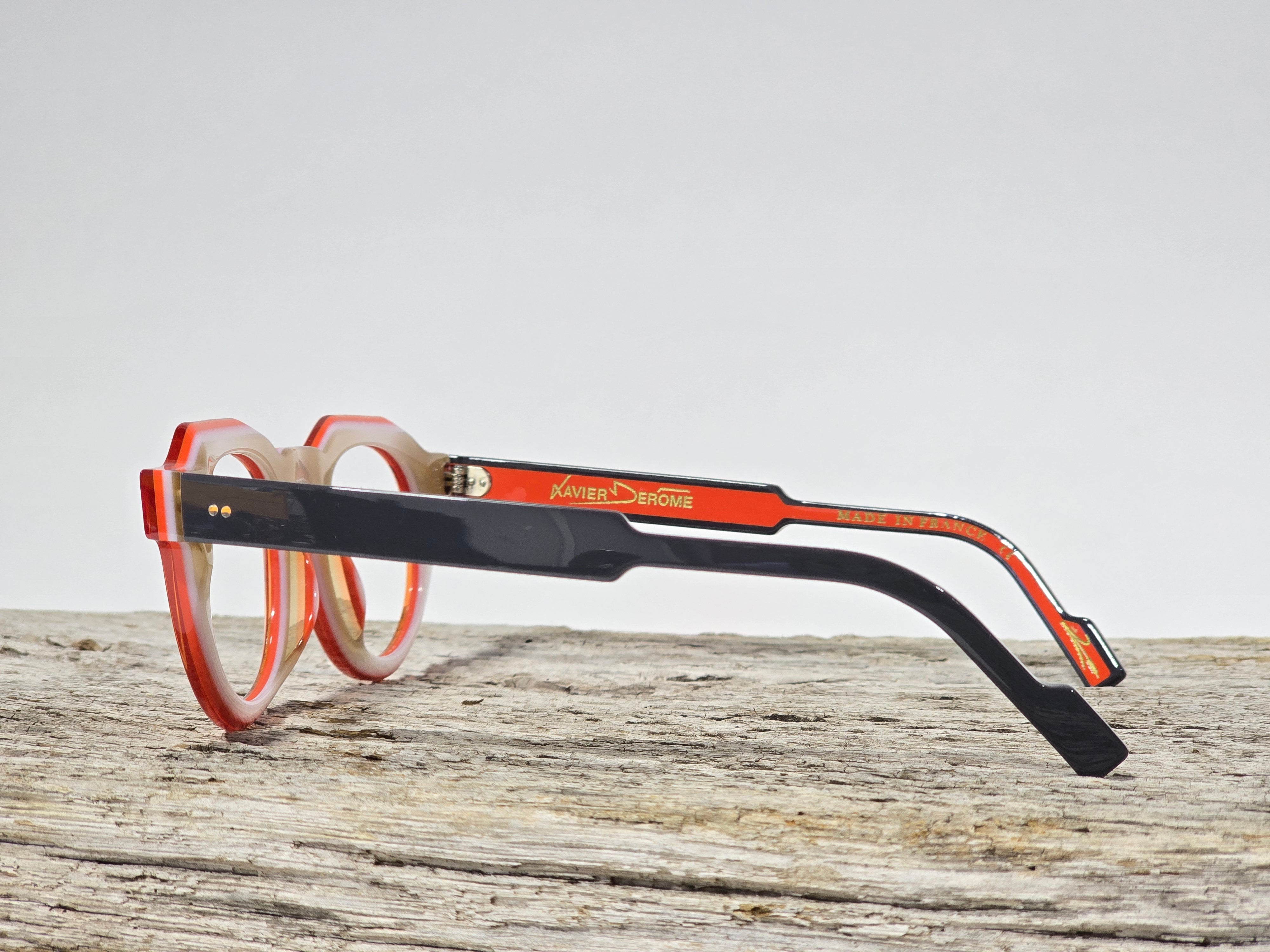 Xavier Derome Generoso C281 lunettes de vue orange