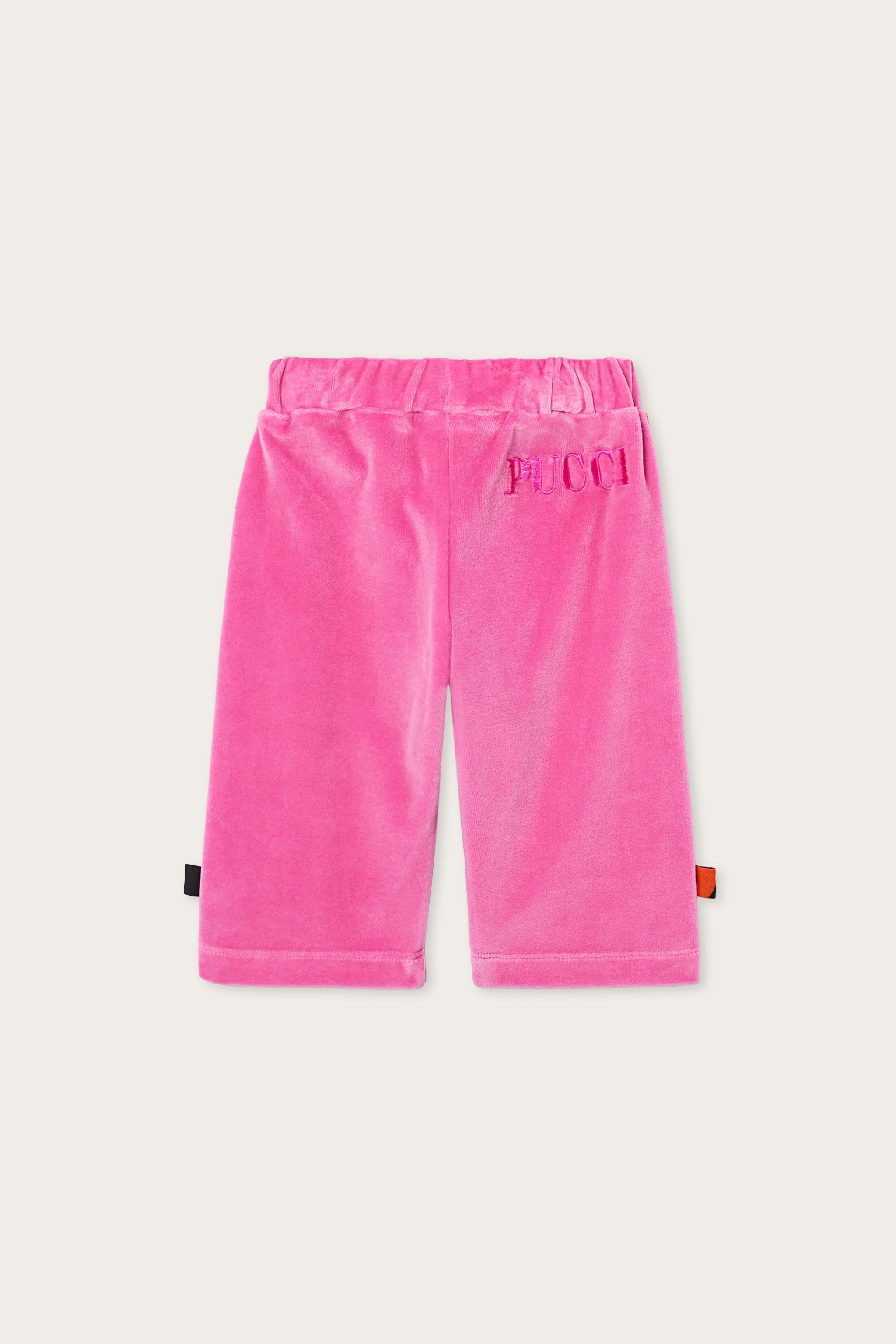 Emilio Pucci Pants jogger bébé chenille fuchsia