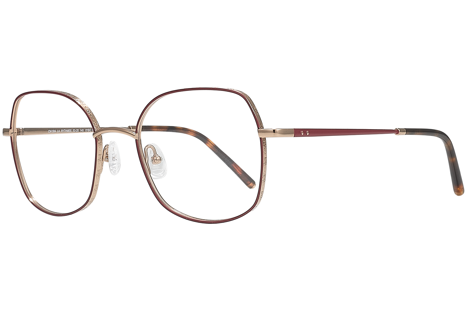 Clémence & Margaux La Rythmée lunettes de vue Doré monture carrée
