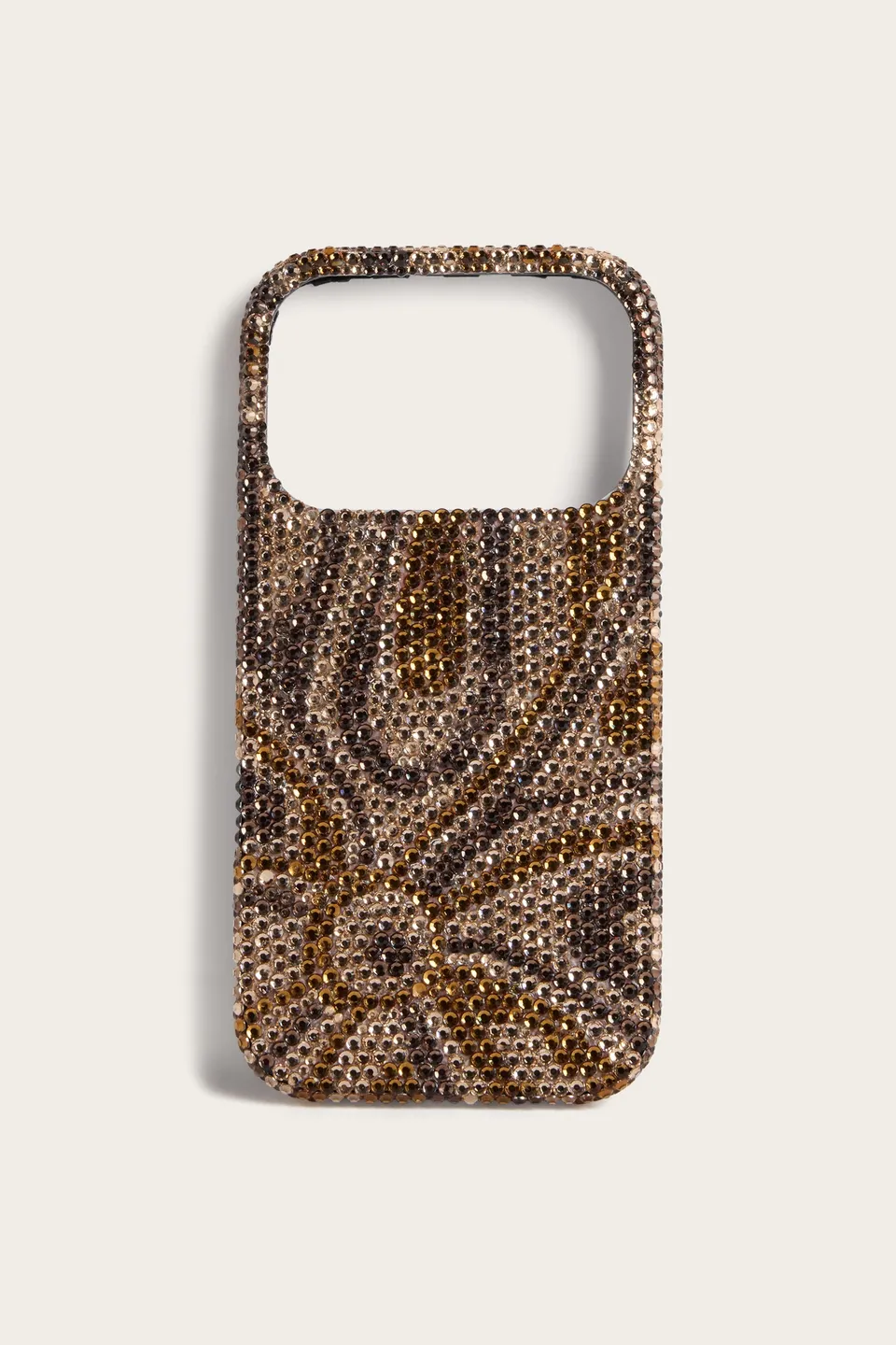 Emilio Pucci coque iPhone 17 Pro Max gold strass