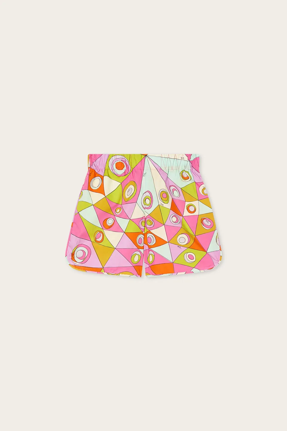 Emilio Pucci Occhi short coton multicolore