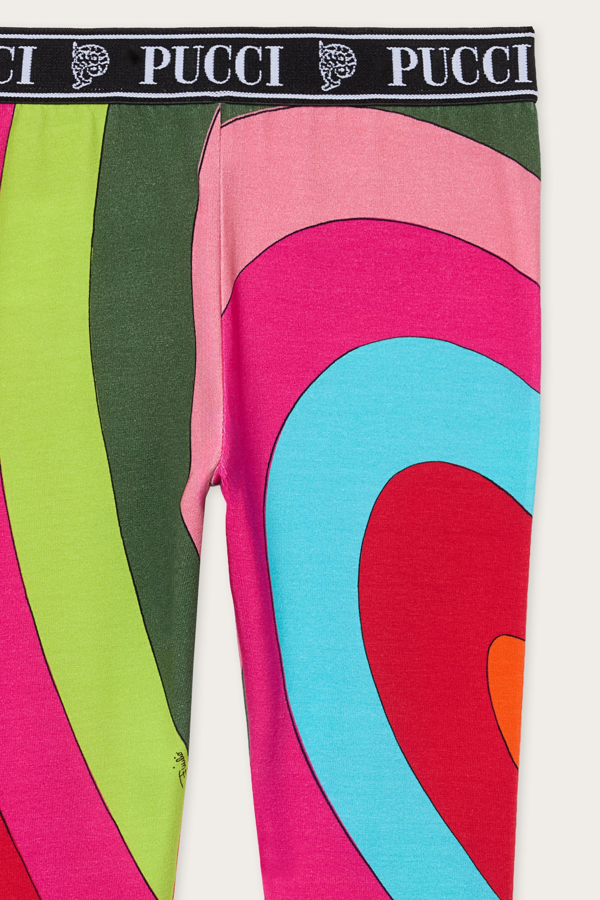 Emilio Pucci Pants Iride legging coton multicolore