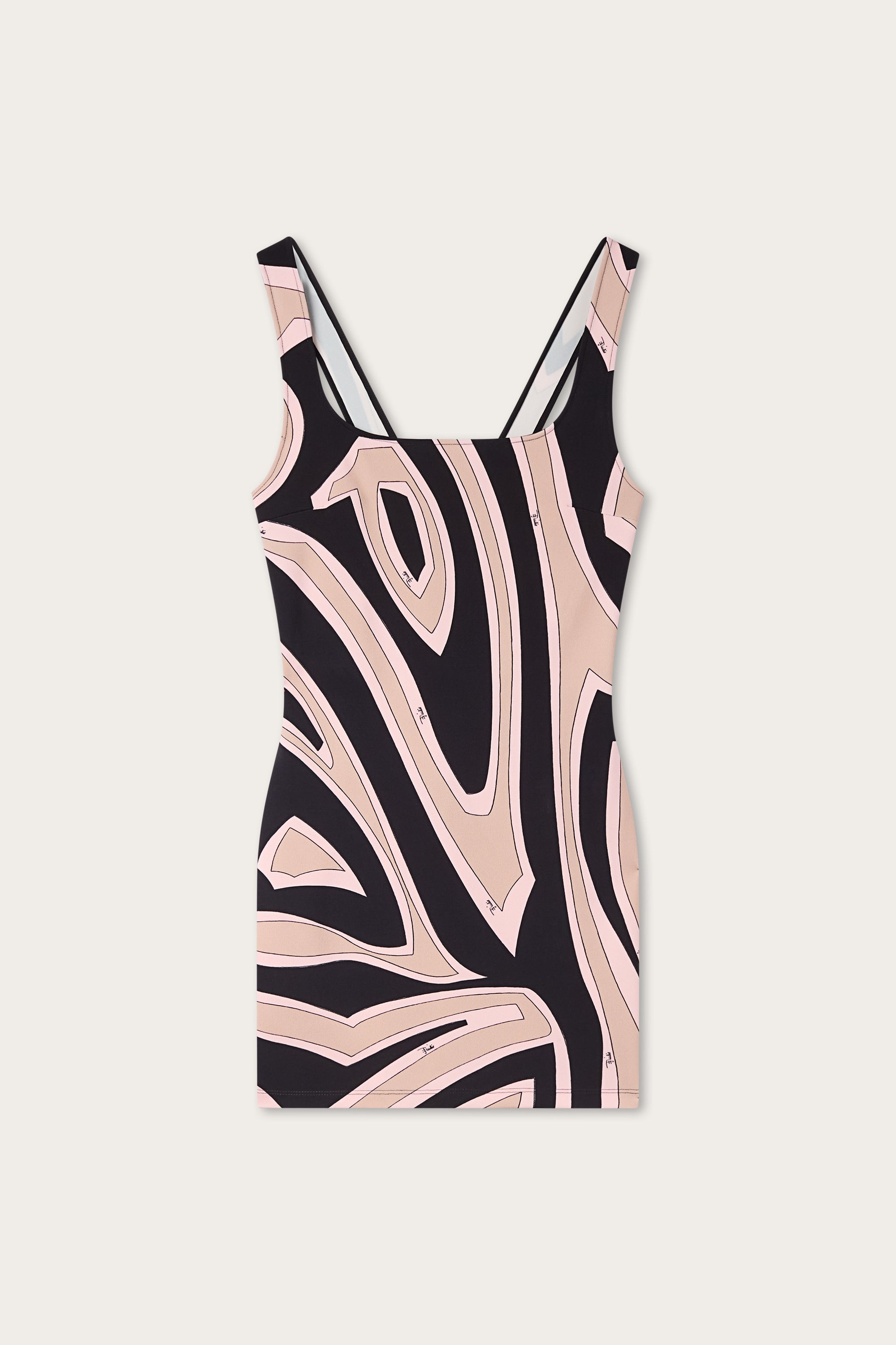 Emilio Pucci Abito in Stampa Labirinto robe nude jersey