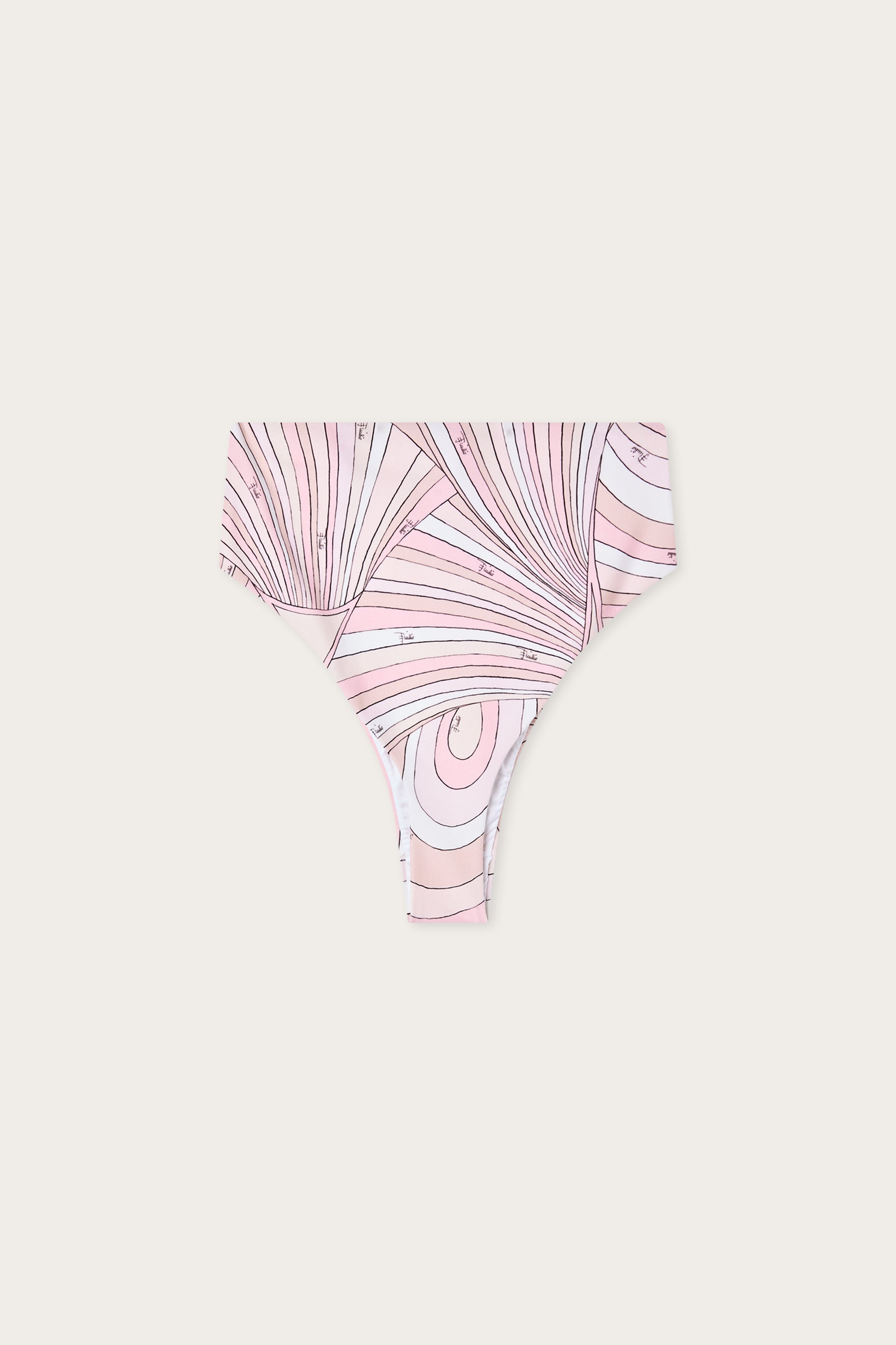 Emilio Pucci Slip Bikini Rose Nude Lycra Iride