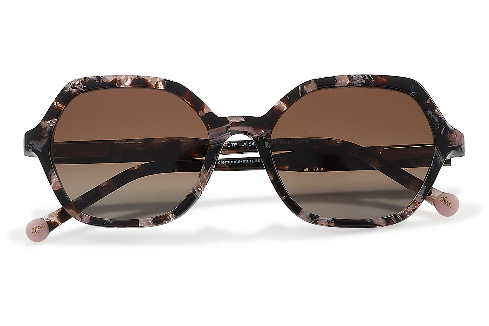 Clémence & Margaux Stella lunettes de soleil Noir & Ecaille polarisées