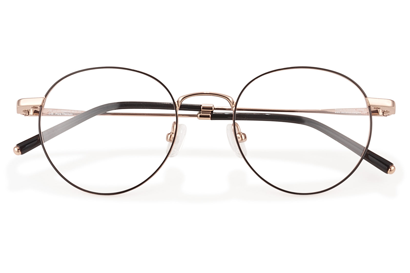 Clémence & Margaux La Franche lunettes de vue Doré pantos