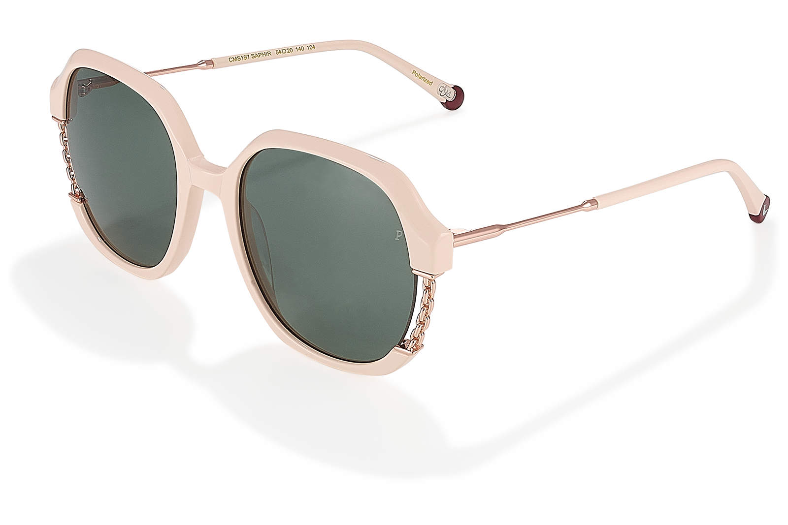 Clémence & Margaux Saphir lunettes de soleil brun bleu polarisé