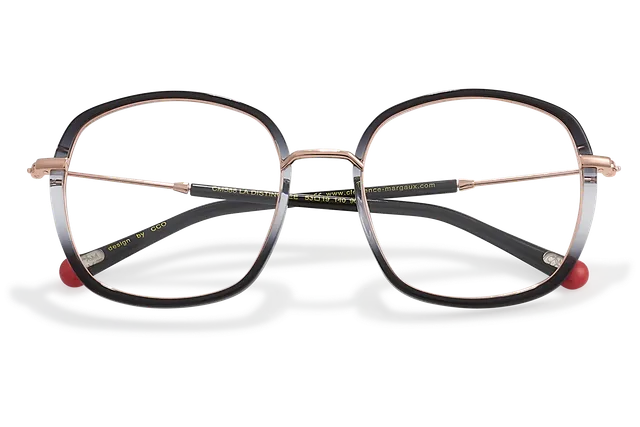 Clémence & Margaux La Distinguée lunettes de vue Bleu carrée