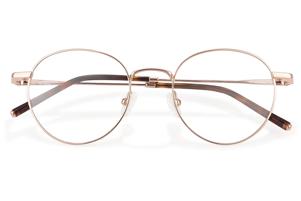 Clémence & Margaux La Franche lunettes de vue Doré pantos