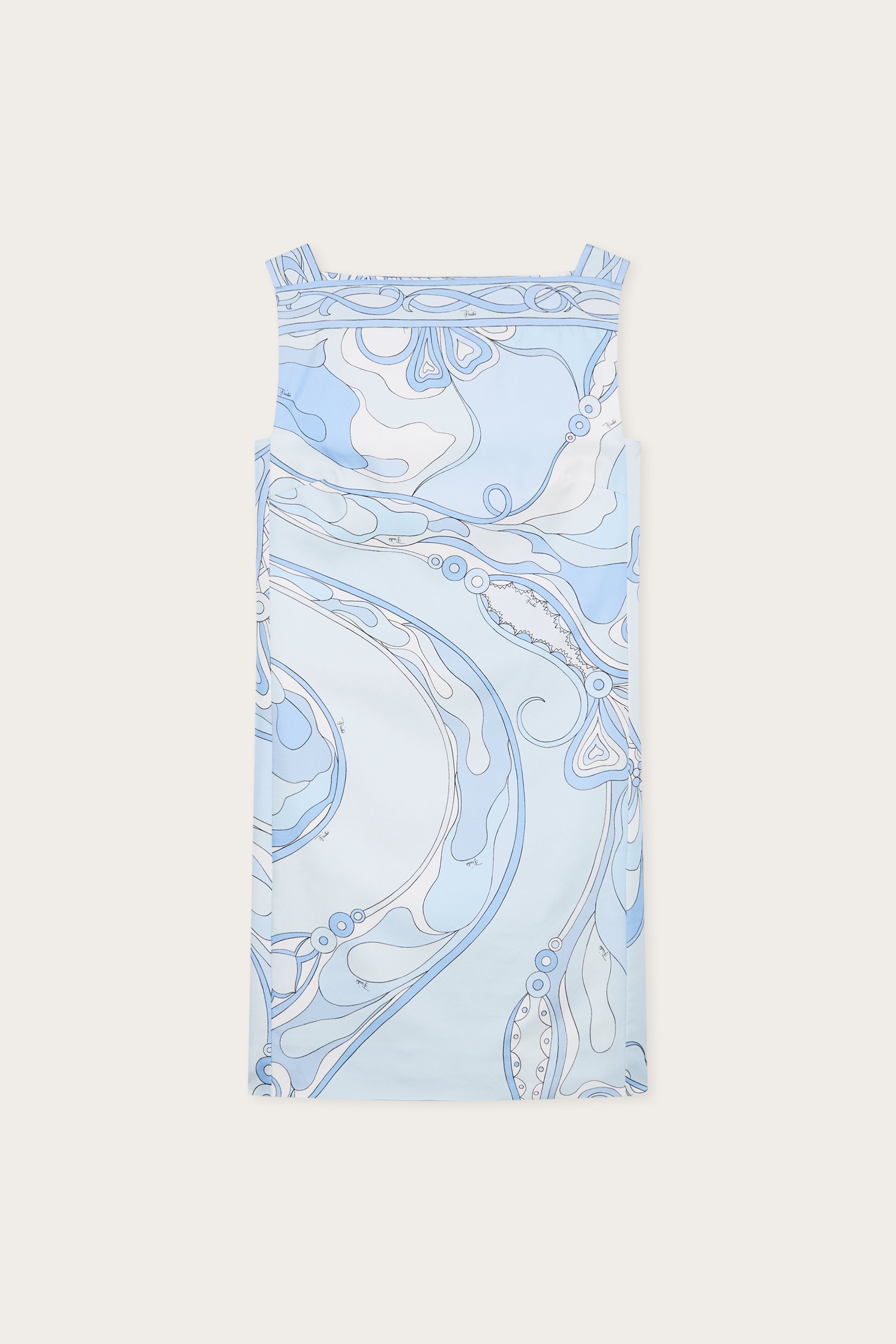 Emilio Pucci Dresses robe courte Orchidee bleu clair soie