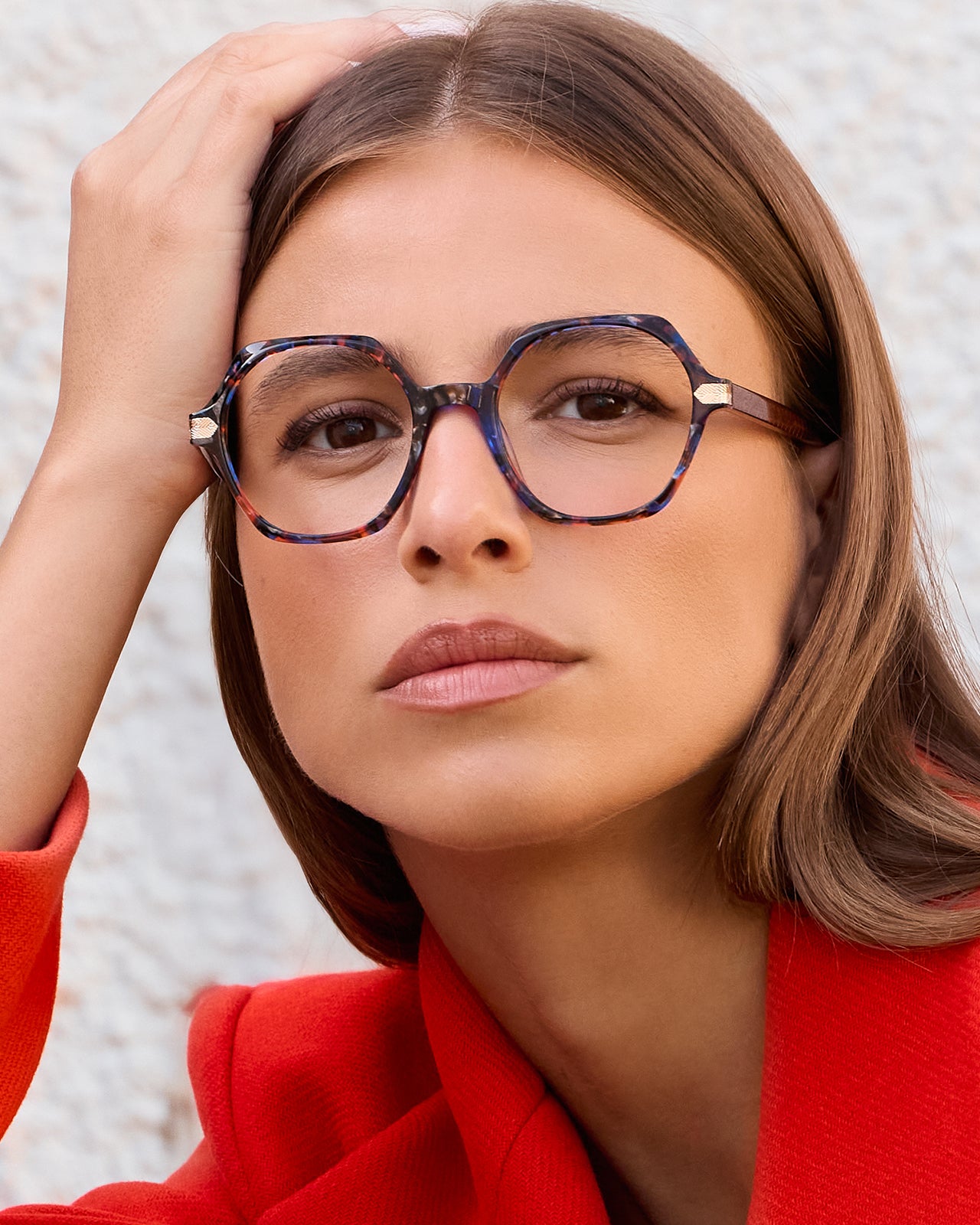 Clémence & Margaux La Reflet lunettes de vue dégradé vert rose