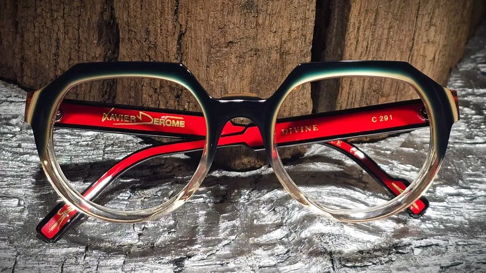 Xavier Derome Divine C291 lunettes de vue noires acétate