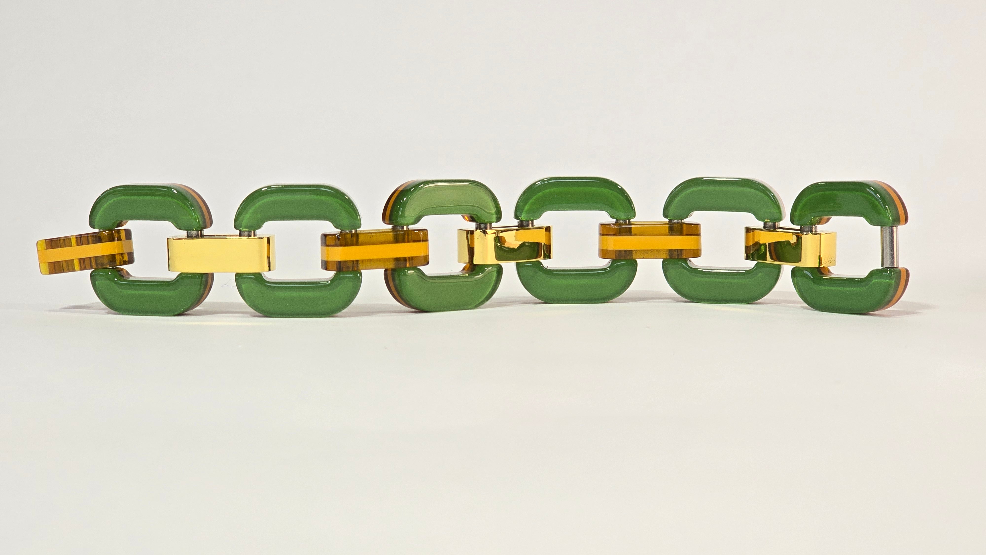 Xavier Derome Small GO-01-C310 bracelet acétate