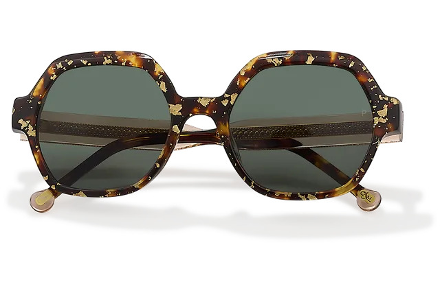 Clémence & Margaux La Famoso lunettes de soleil moucheté brun bleu