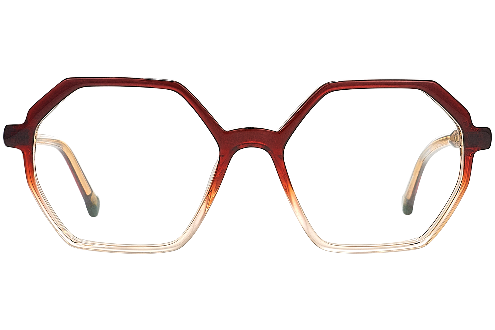 Clémence & Margaux La Marathonienne lunettes de vue dégradé rouge