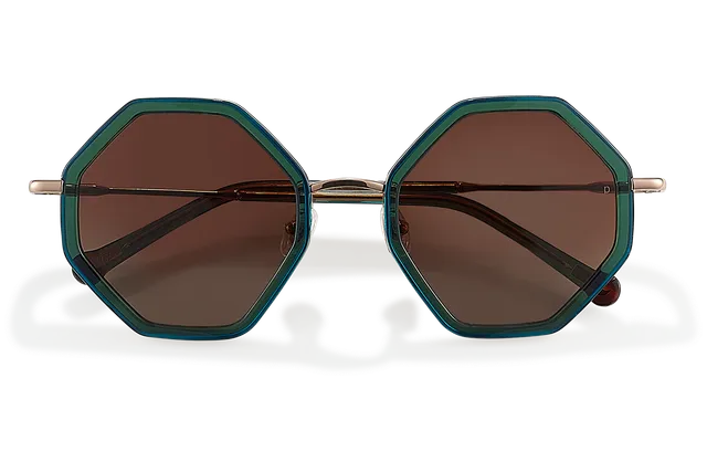 Clémence & Margaux La Fashion Week lunettes de soleil bleu