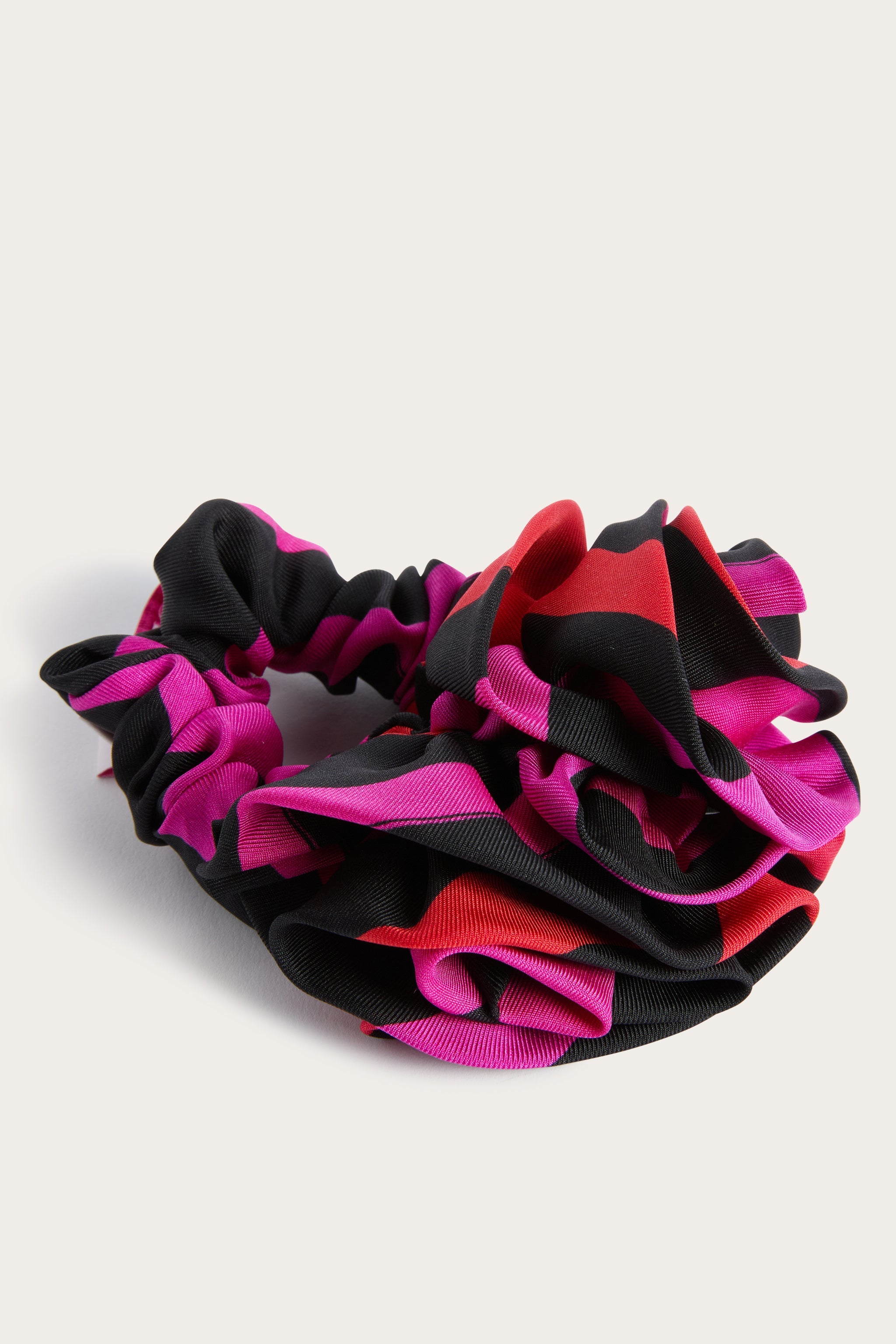 Emilio Pucci Hats and Hair Accessories chouchou soie fuchsia noir