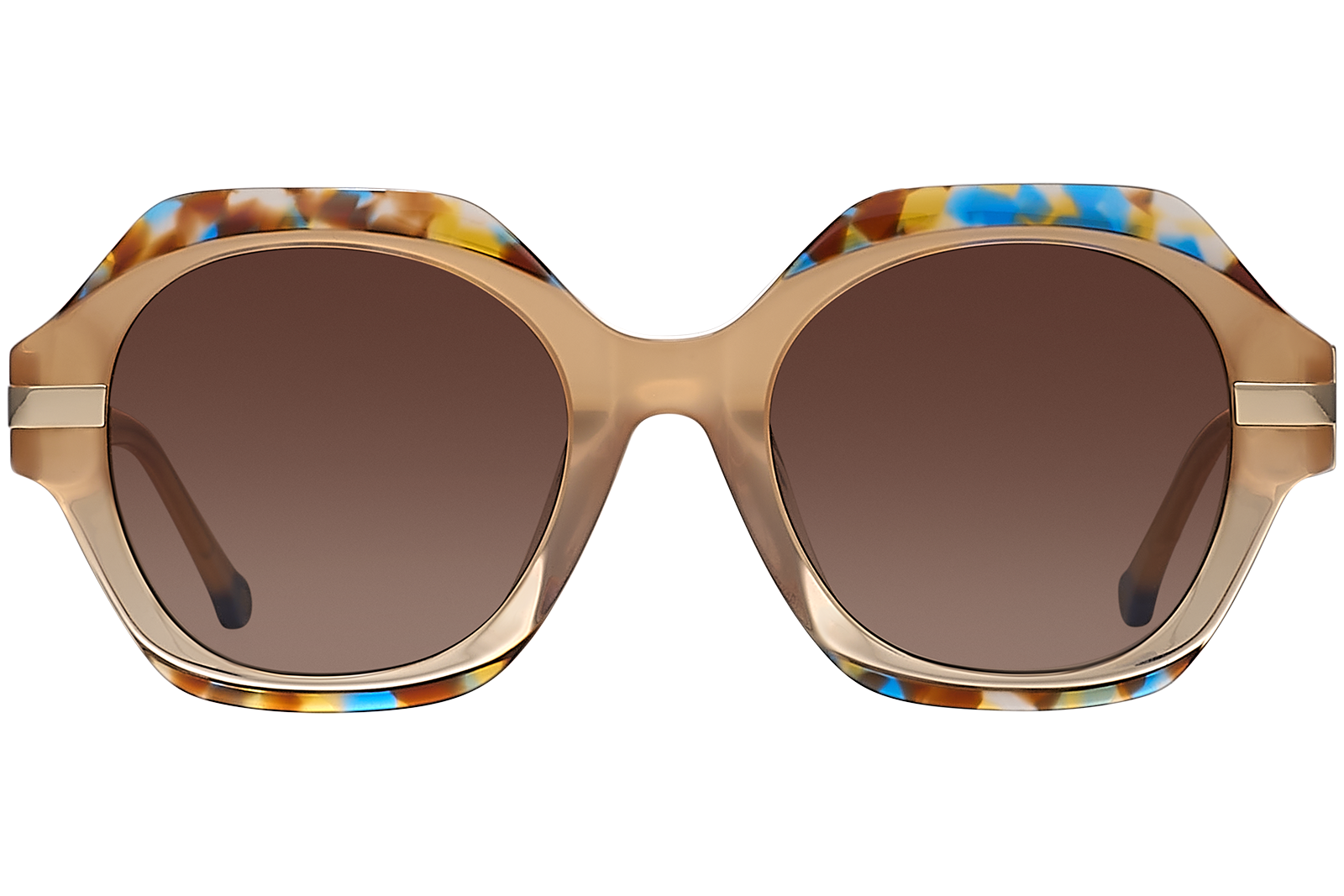 Clémence & Margaux La Honey lunettes de soleil Noir & Ecaille polarisé