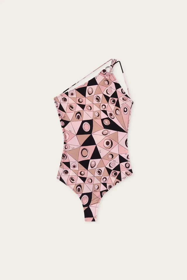 Emilio Pucci Occhi maillot de bain nude une épaule