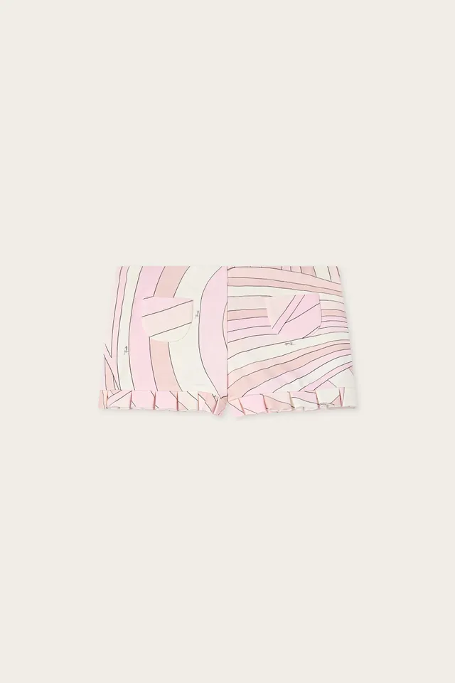 Emilio Pucci Iride short femme rose nude jersey