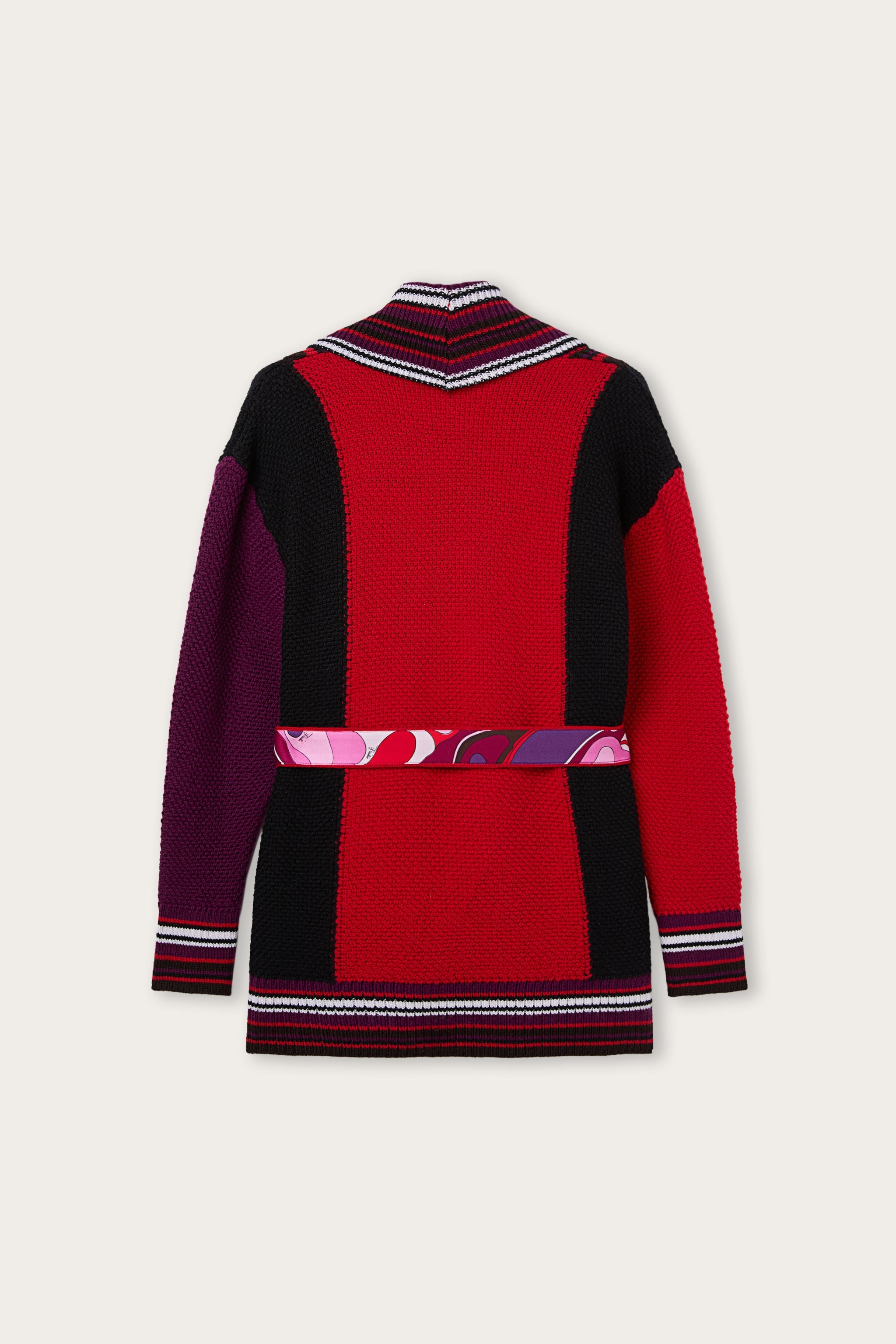 Emilio Pucci Cardigan cardigan fille rouge ceinture