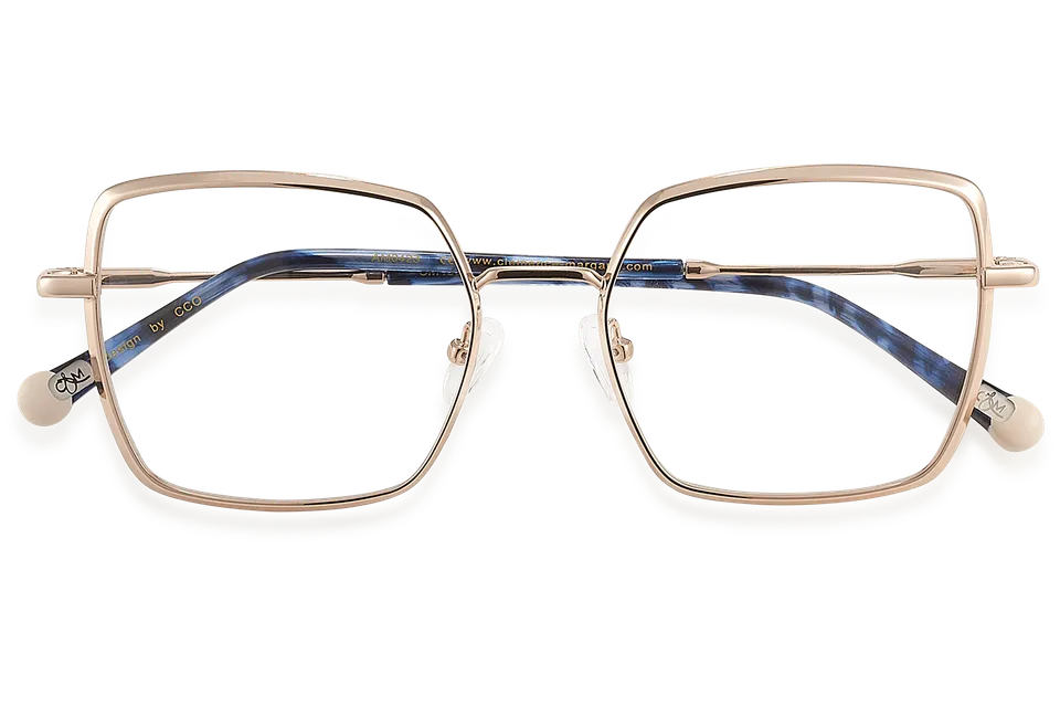 Clémence & Margaux La Douce lunettes de vue doré femme