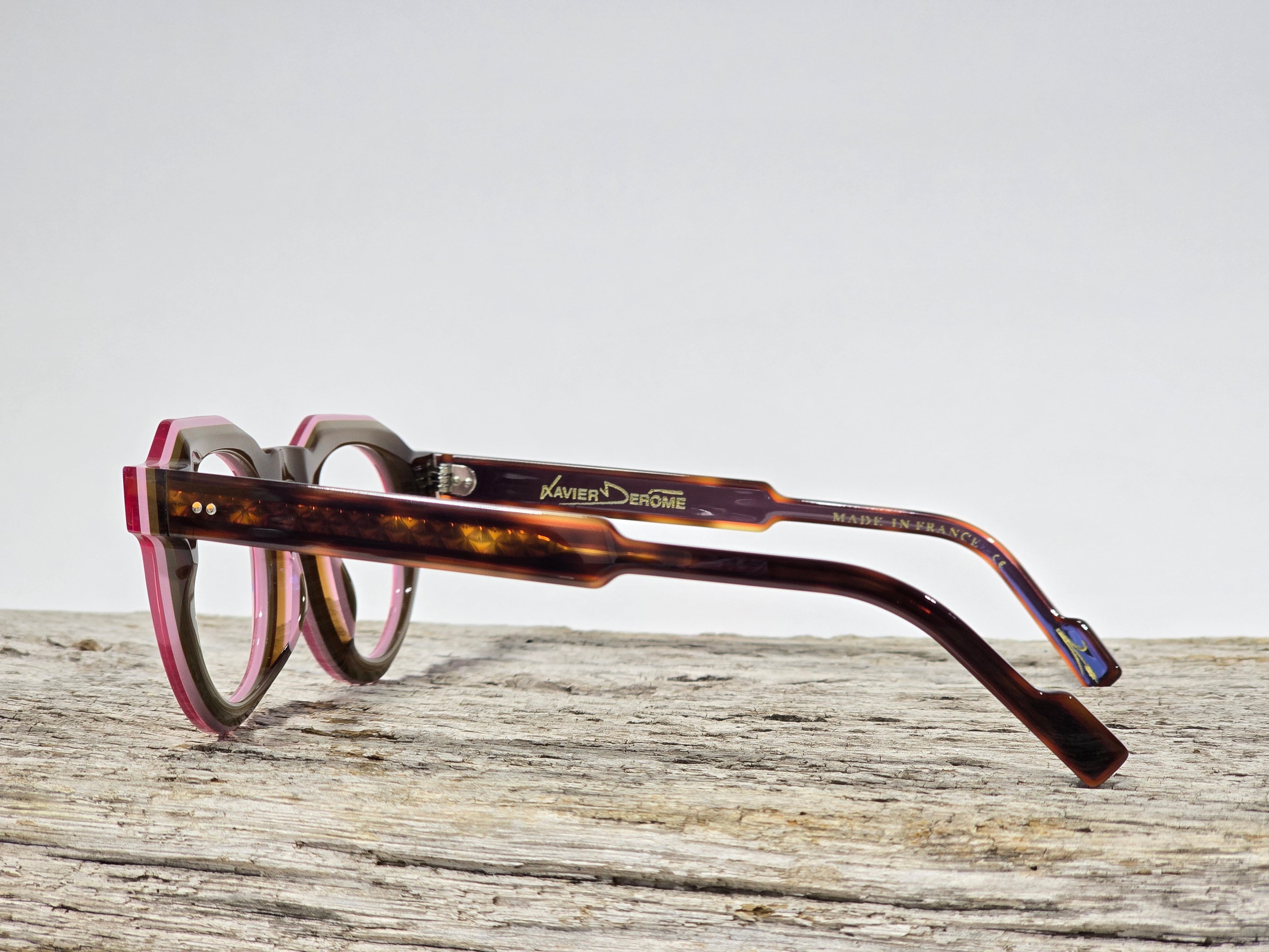 Xavier Derome Generoso C307 lunettes de vue rose