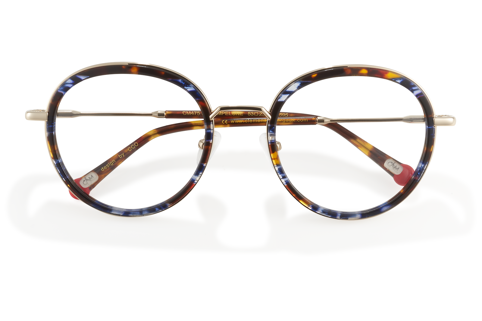 Clémence & Margaux La Pampelune lunettes de vue Brun ronde