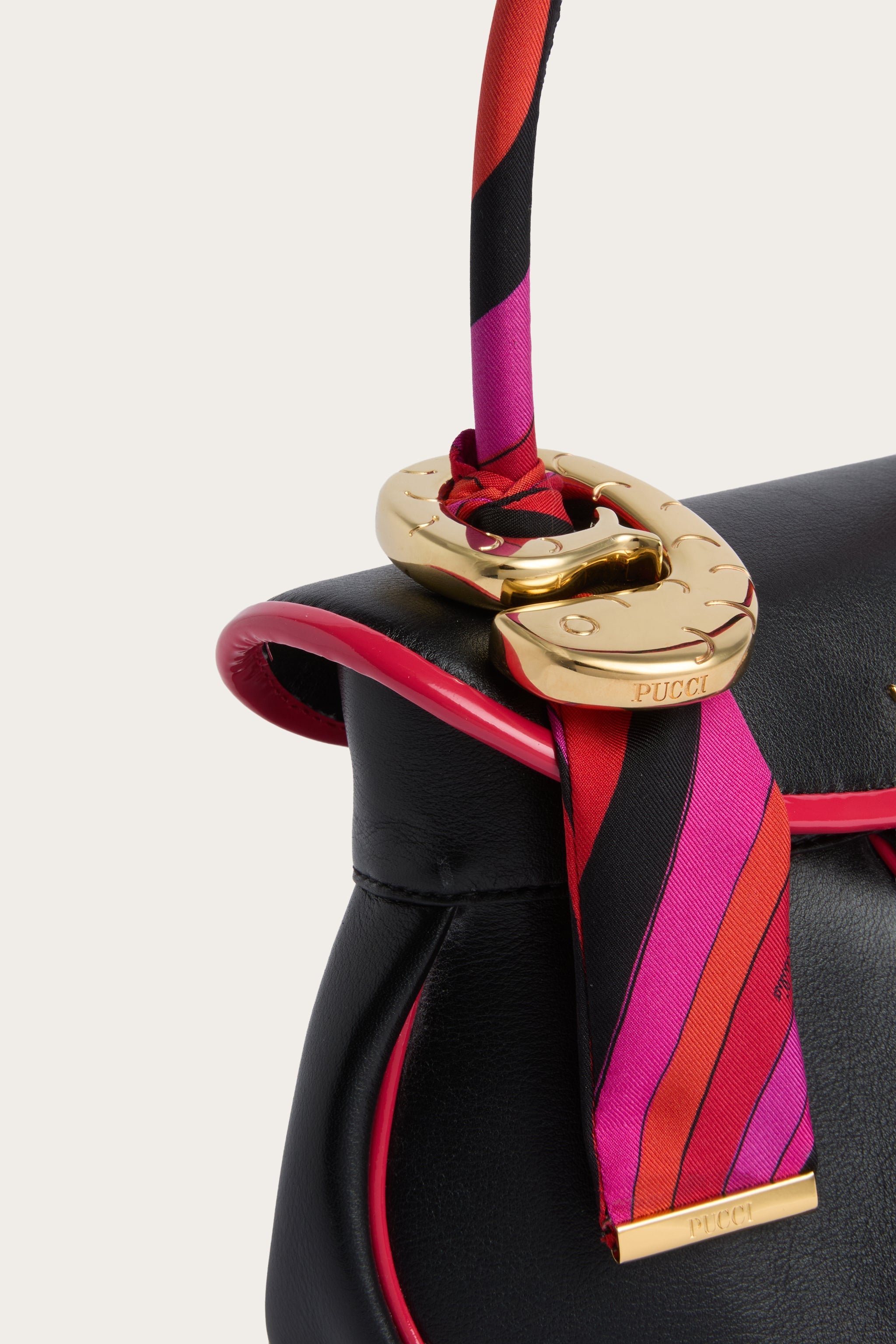 Emilio Pucci Gancio crochet sac poisson doré