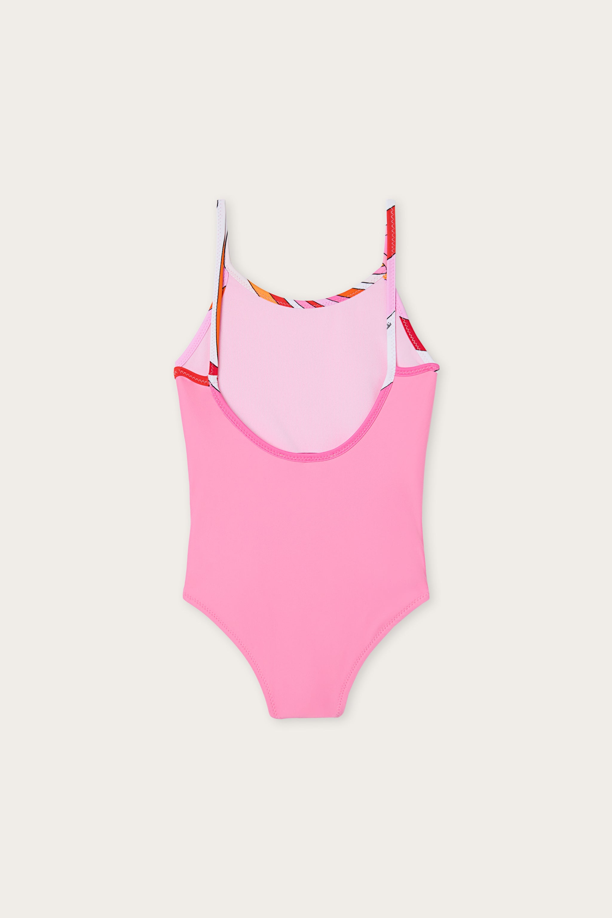 Emilio Pucci Poisson maillot 1 pièce rose lycra