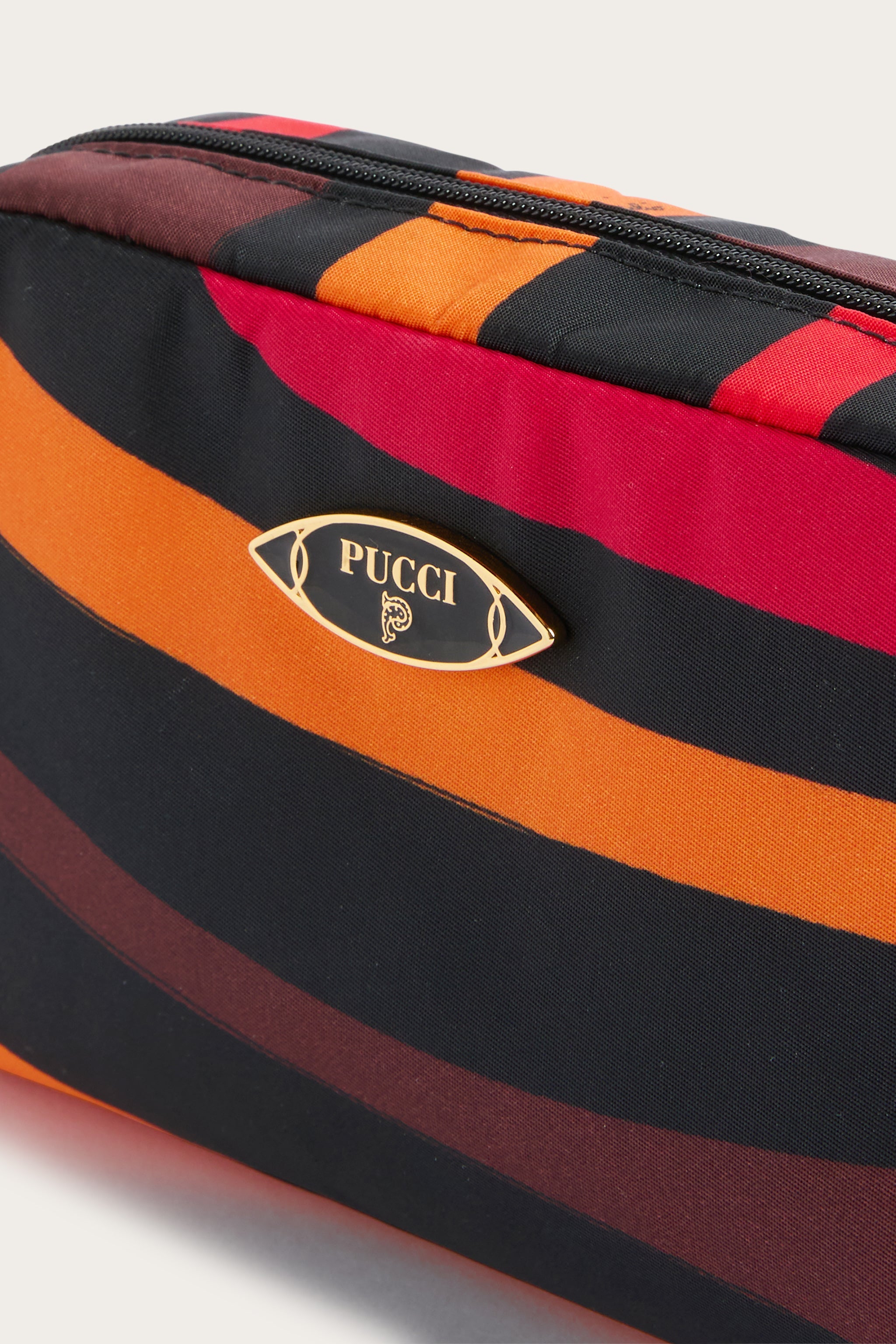 Emilio Pucci Marmo Piccolo trousse beauté orange noir
