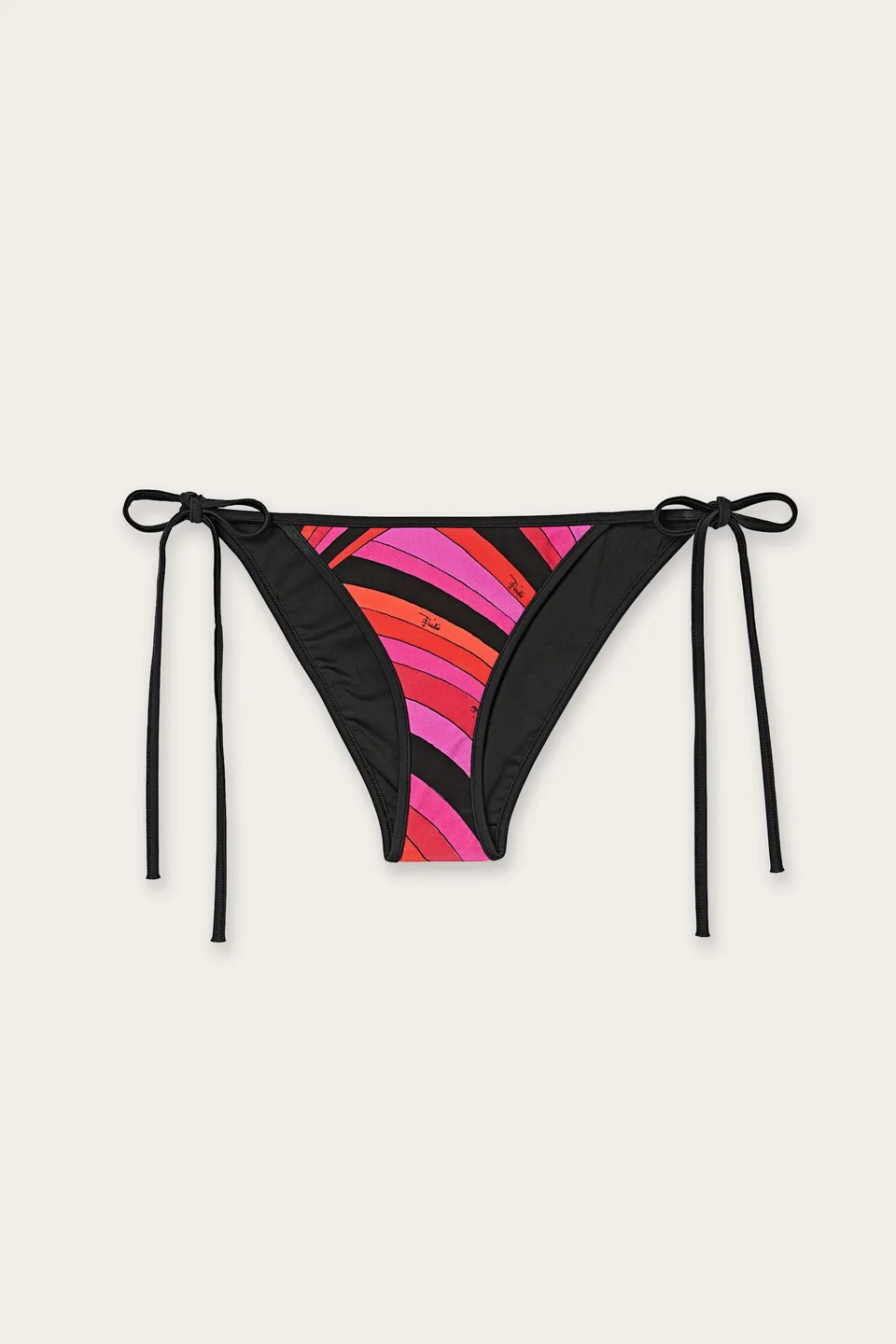 Emilio Pucci Bikini Slip Iride lycra fuchsia/noir XS