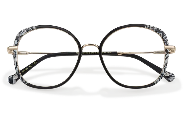 Clémence & Margaux La Frenchie lunettes de vue moucheté brun