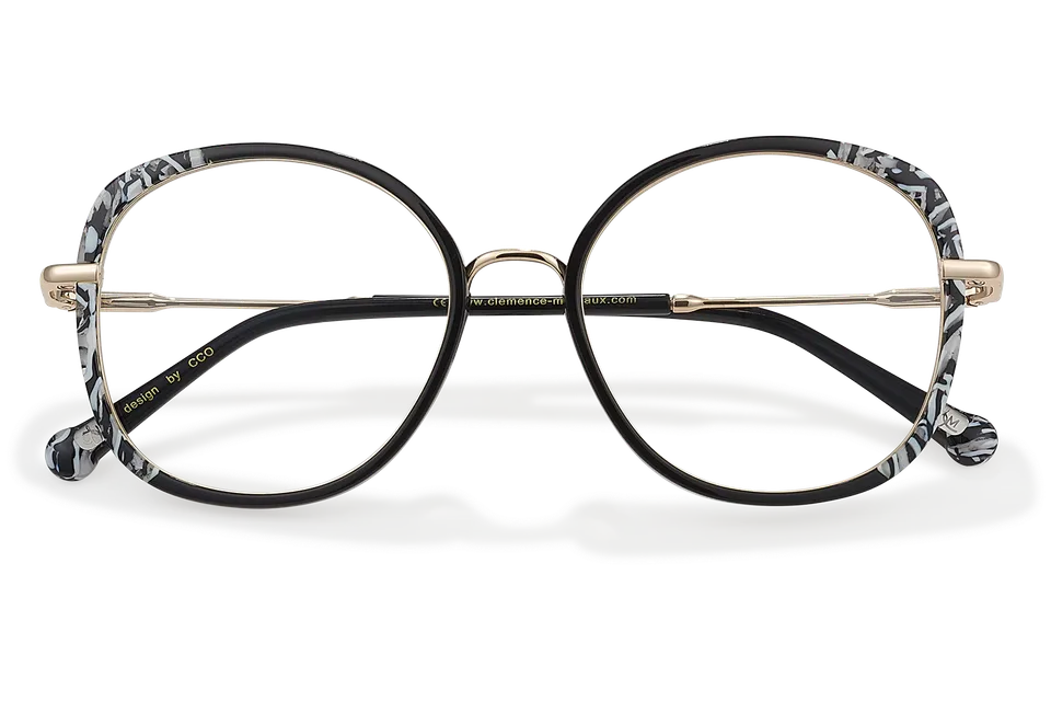 Clémence & Margaux La Frenchie lunettes de vue moucheté brun