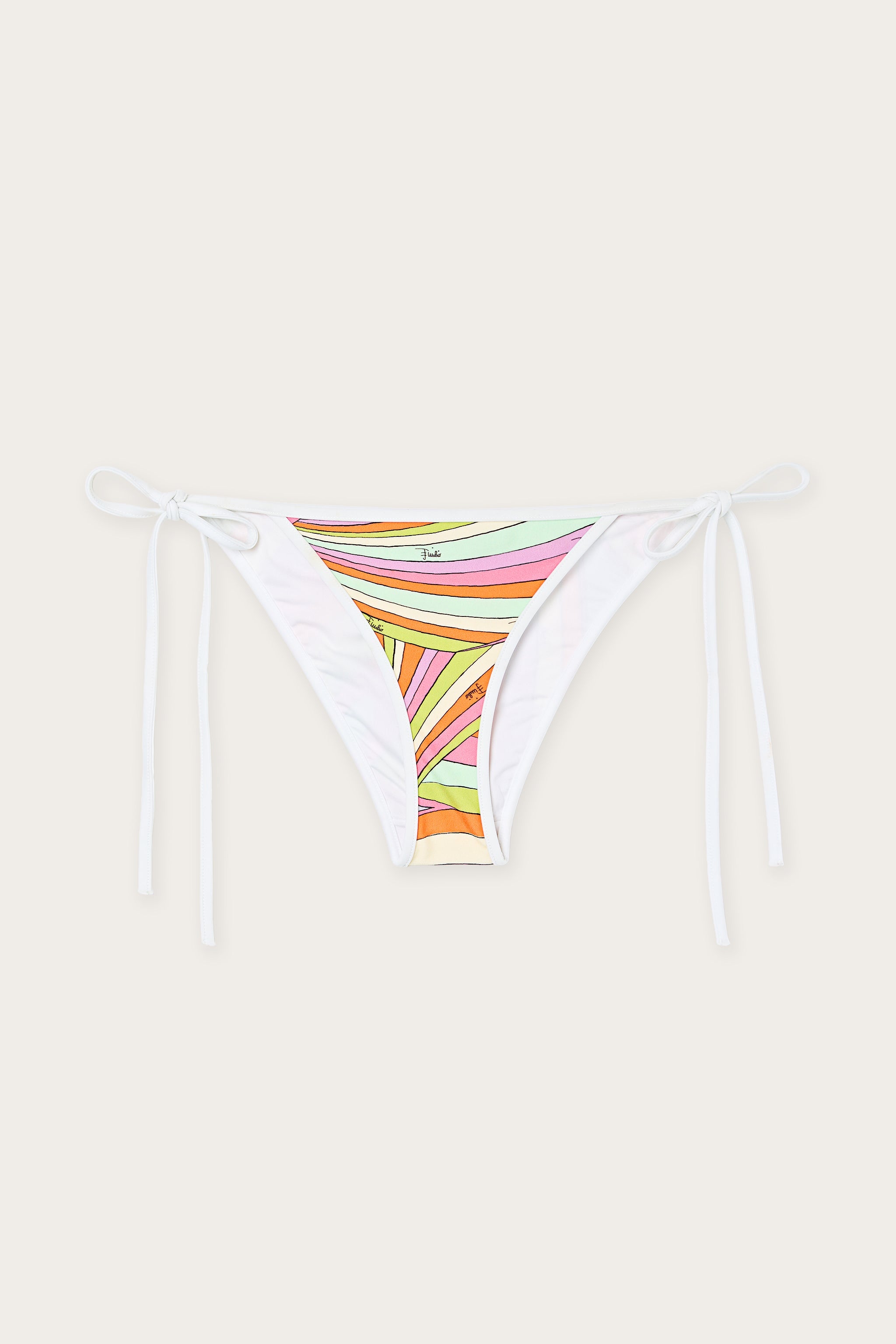 Emilio Pucci Iride slip bikini multicolore lycra