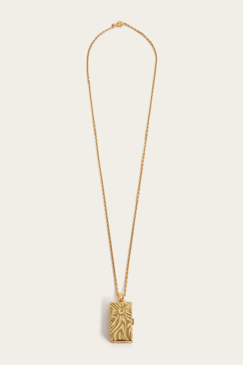 Emilio Pucci Jewellery Collana collier long or marbre 95 cm