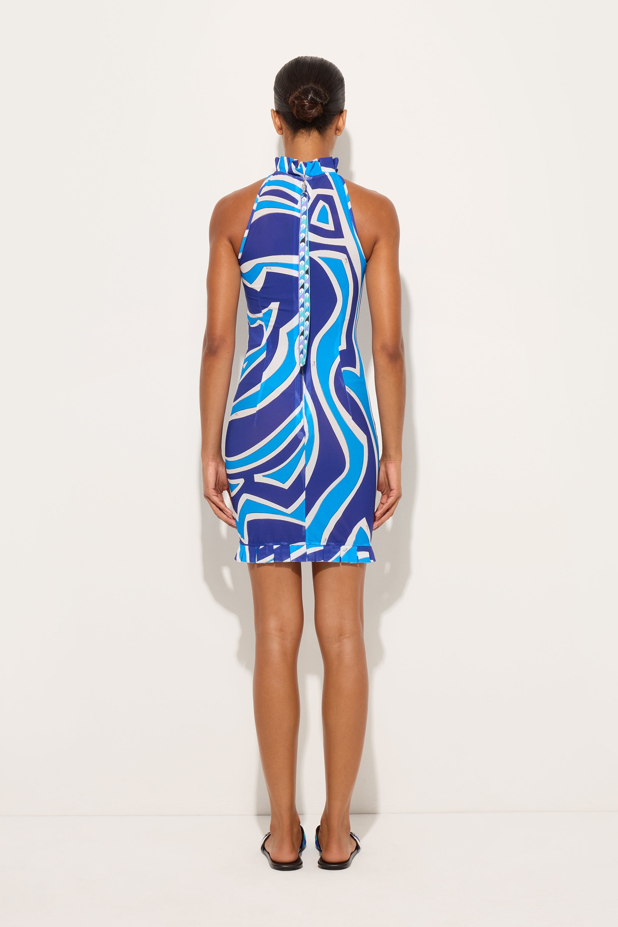Emilio Pucci DRESSES Abito Labirinto robe turquoise bleu