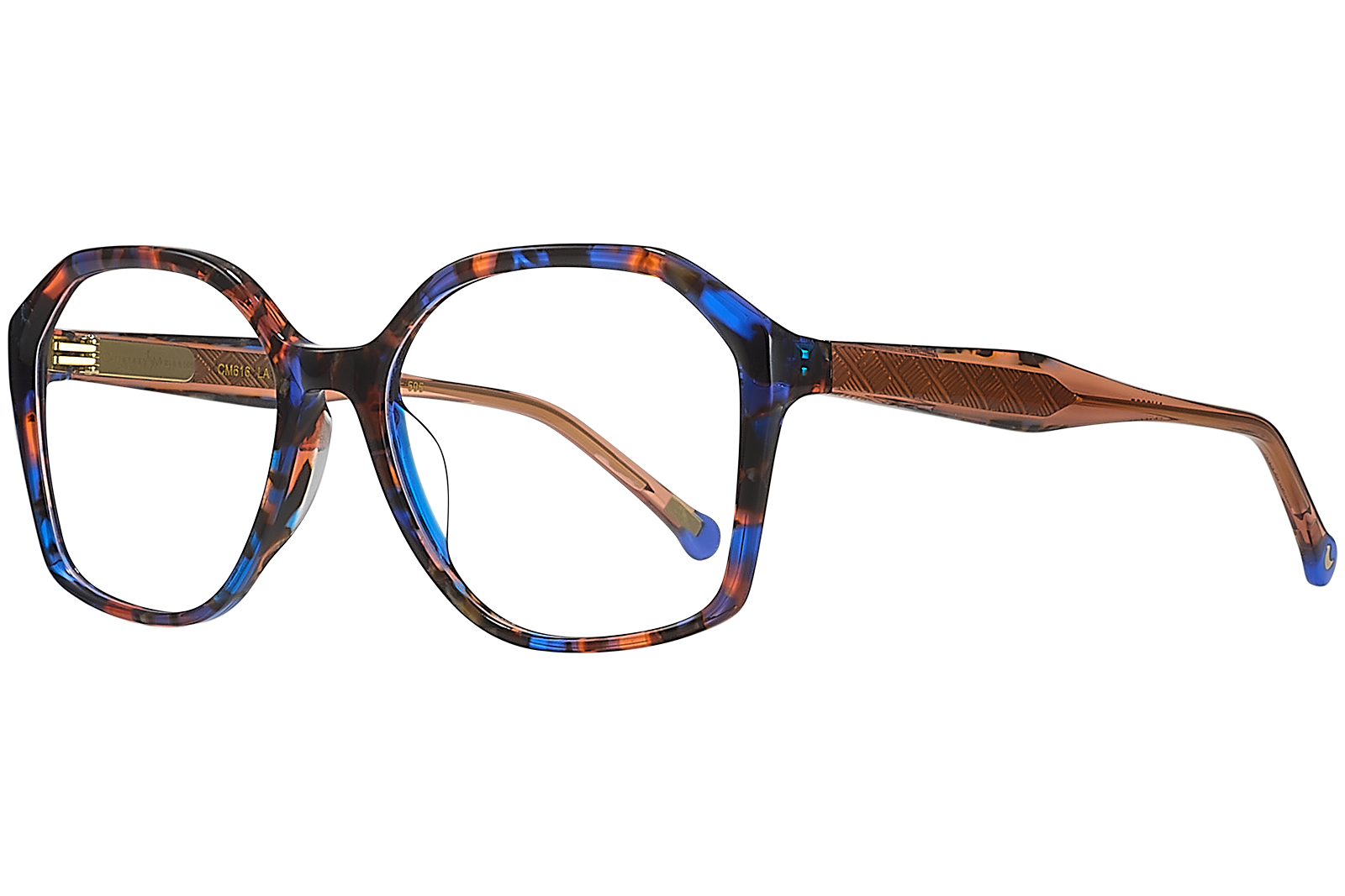 Clémence & Margaux La Singulière lunettes de vue Noir & Doré moderne