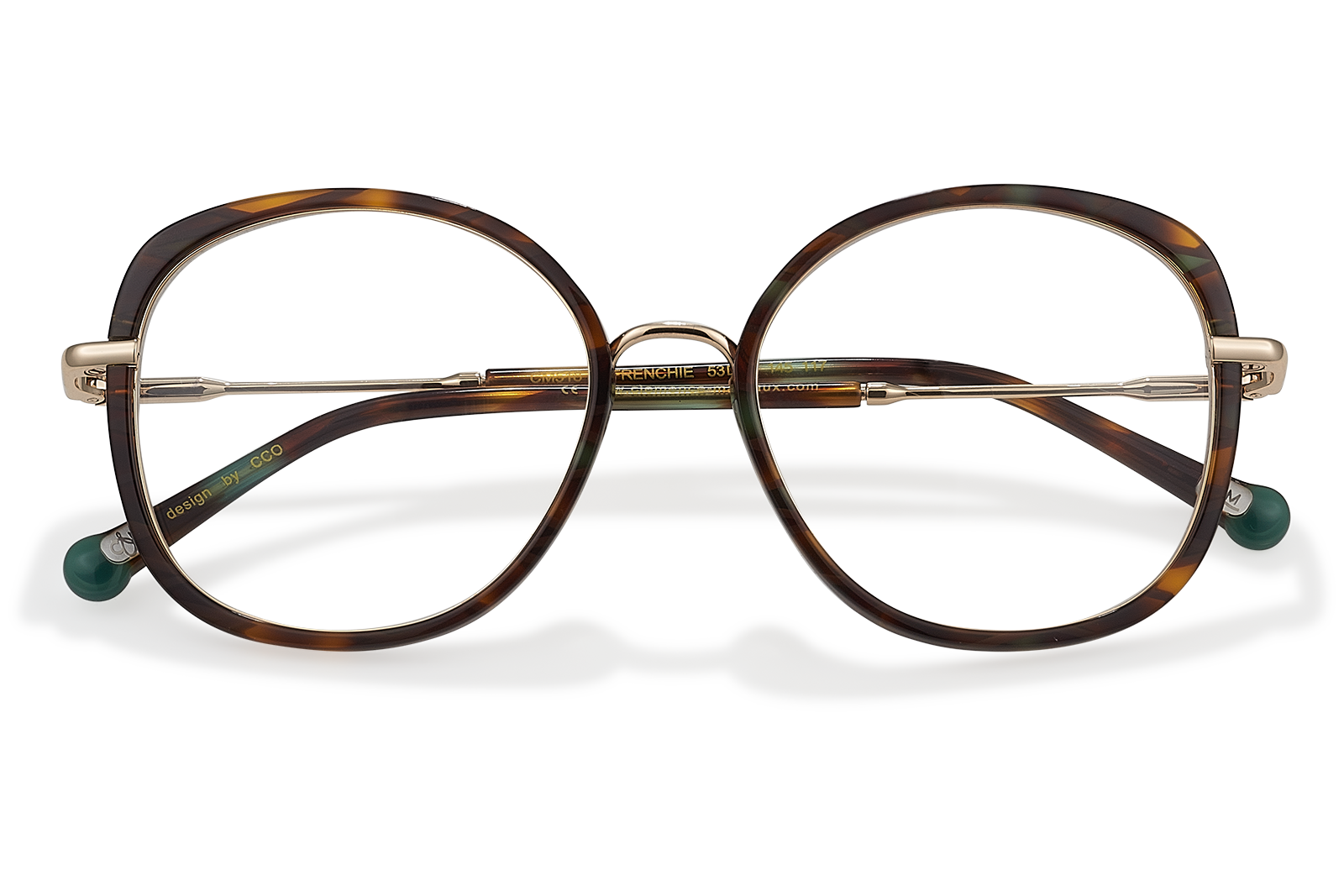 Clémence & Margaux La Frenchie lunettes de vue moucheté brun